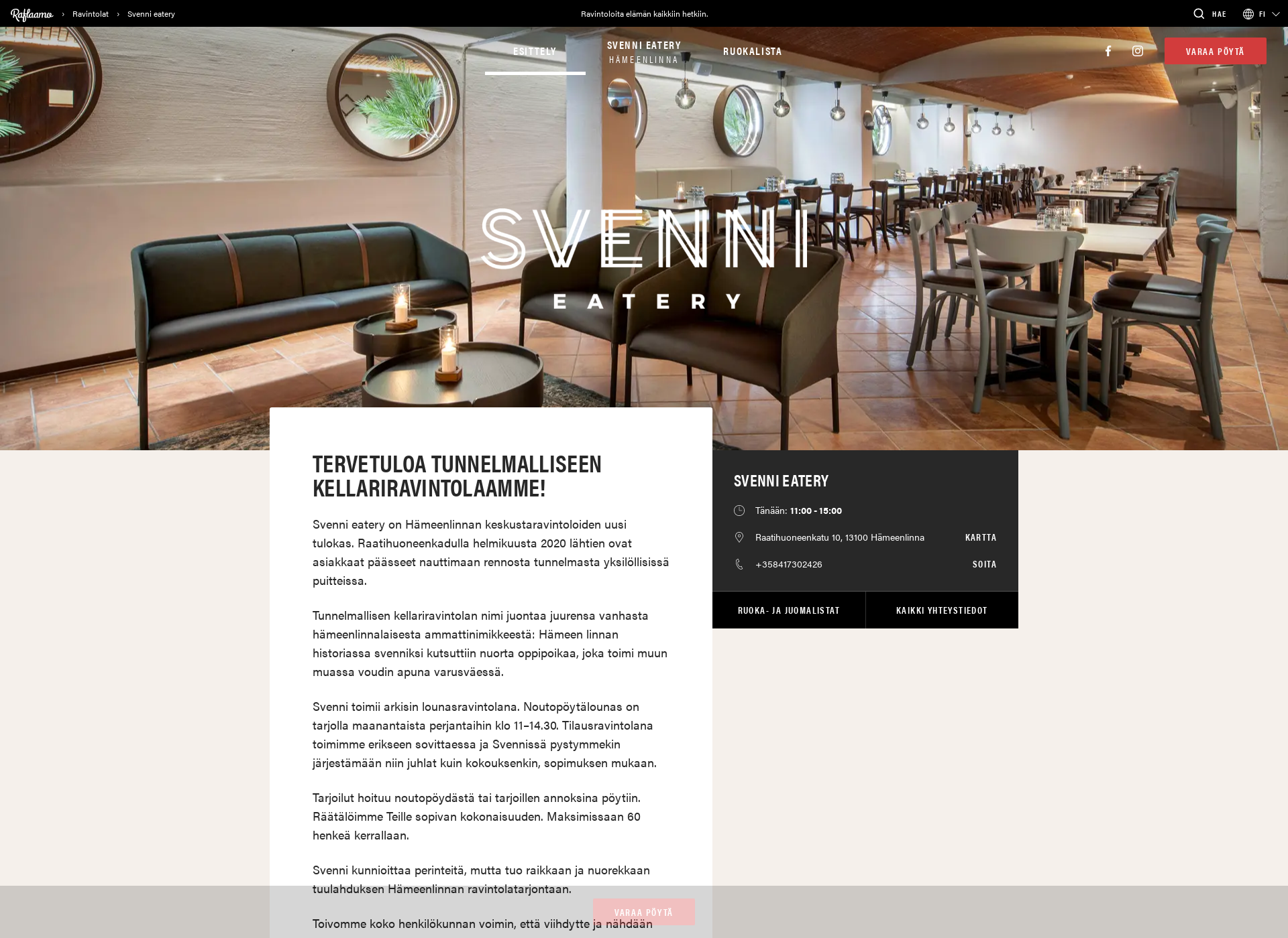 Screenshot for svenni.fi
