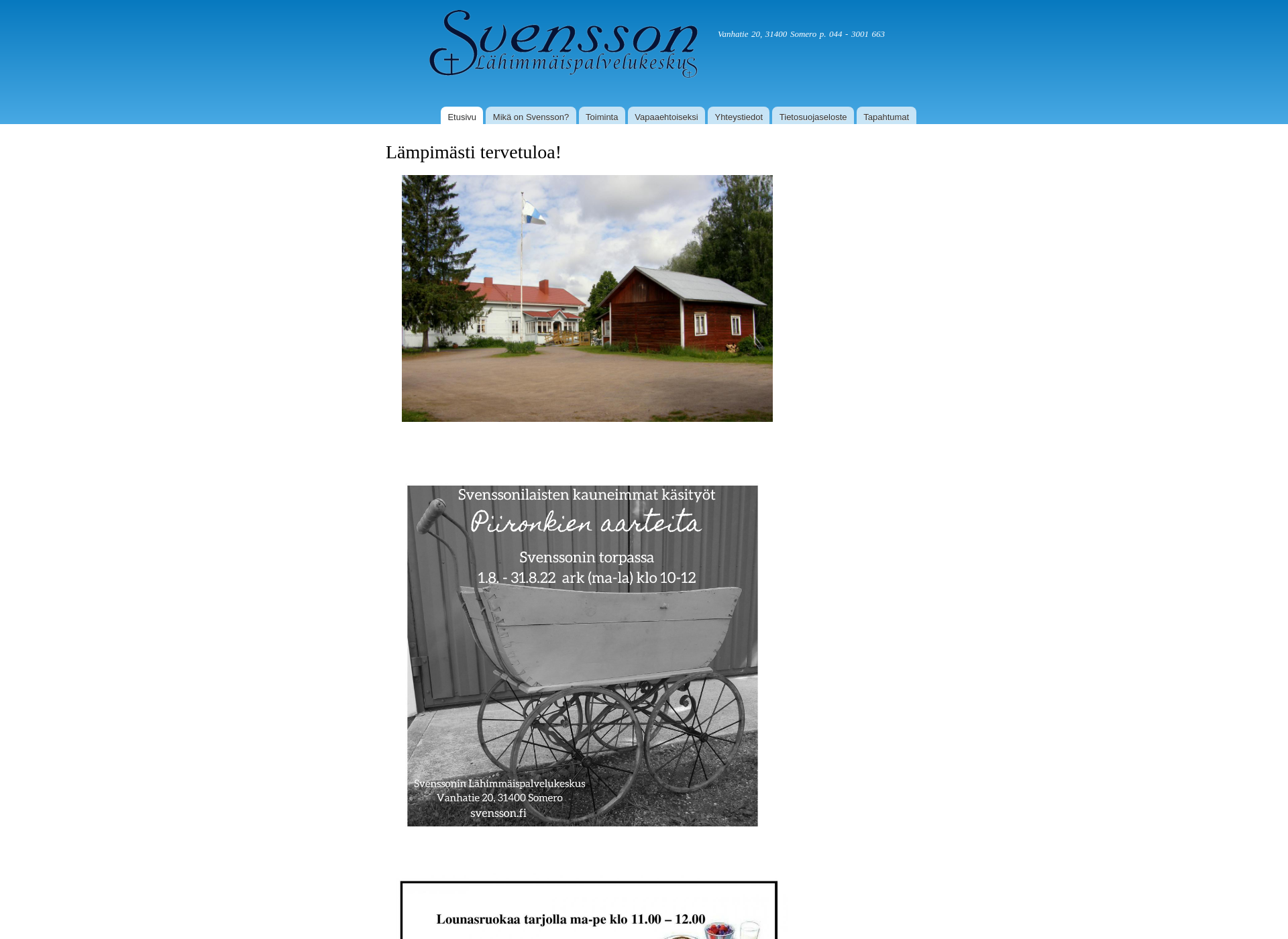 Screenshot for svensson.fi