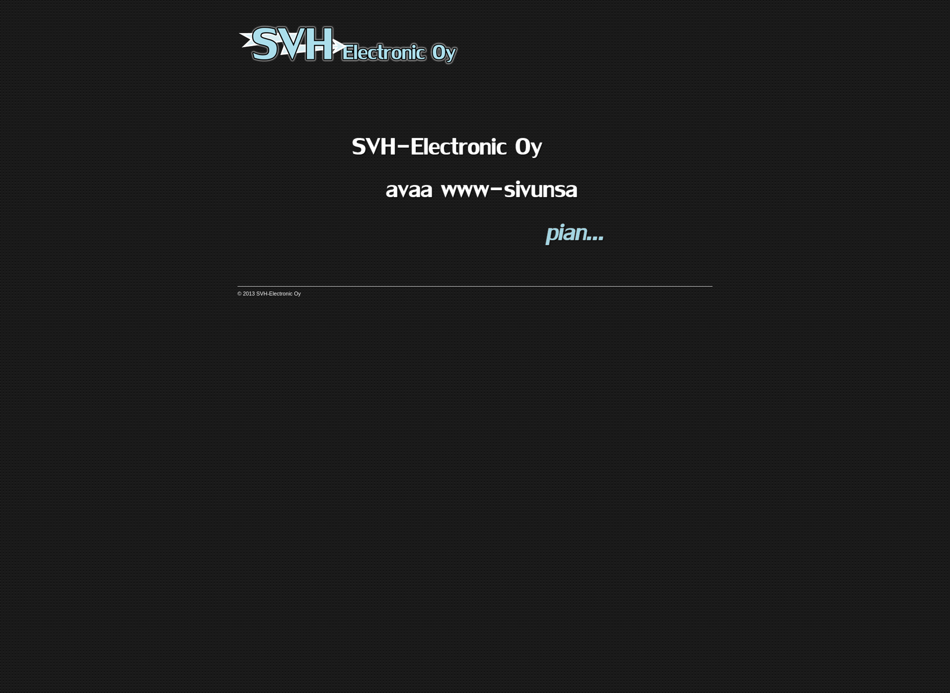 Screenshot for svh-electronic.fi