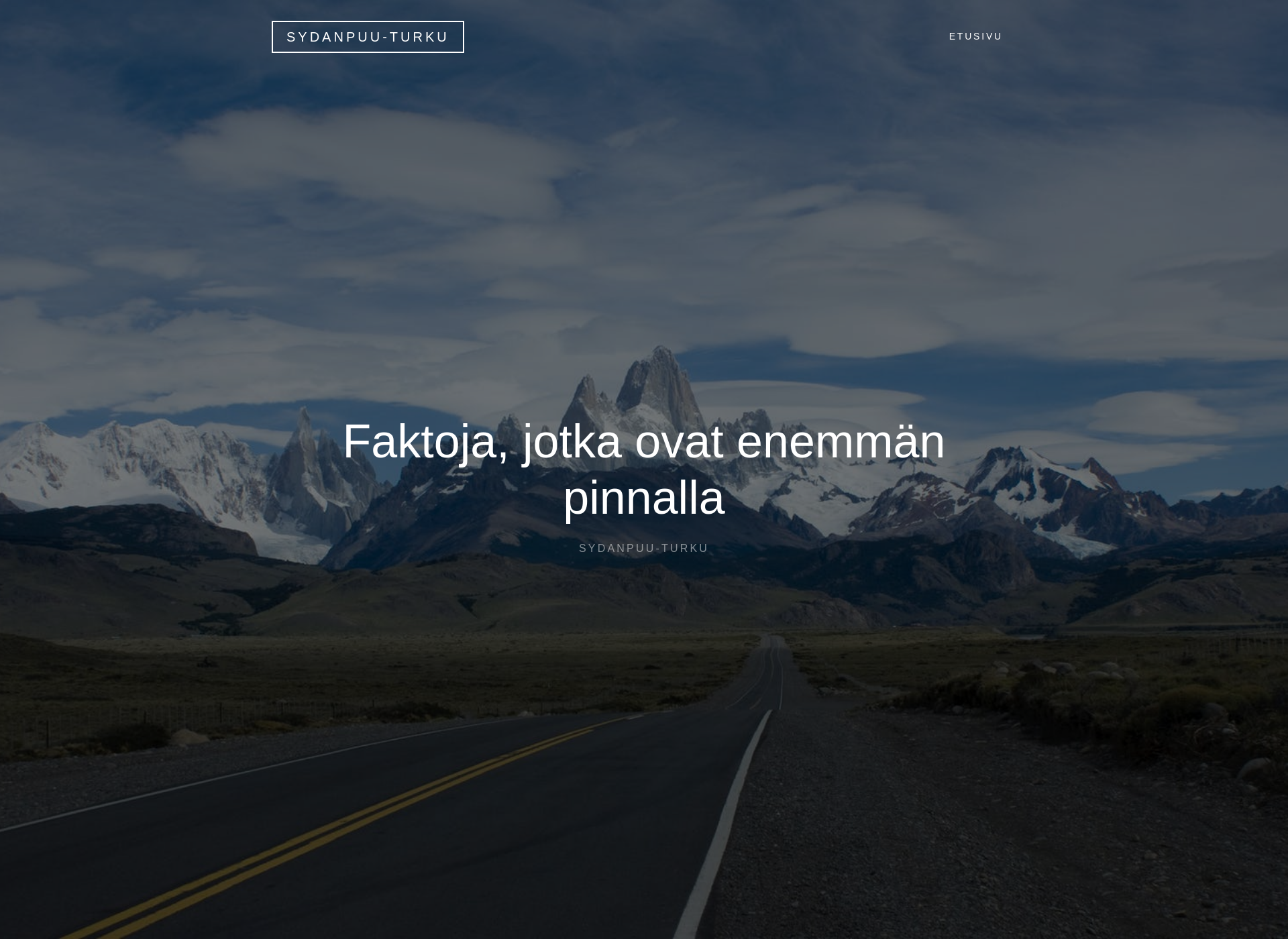 Screenshot for sydanpuu-turku.fi