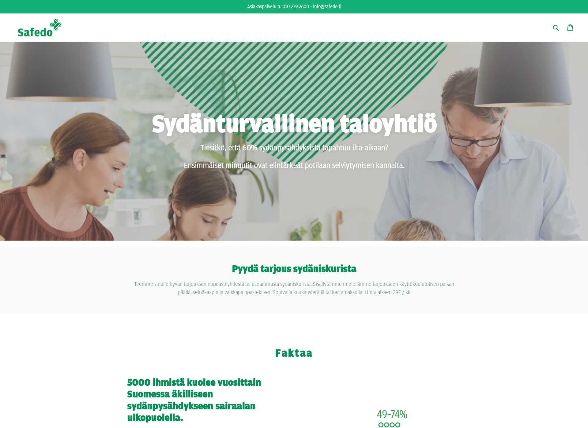 Screenshot for sydanturvallinenkoti.fi