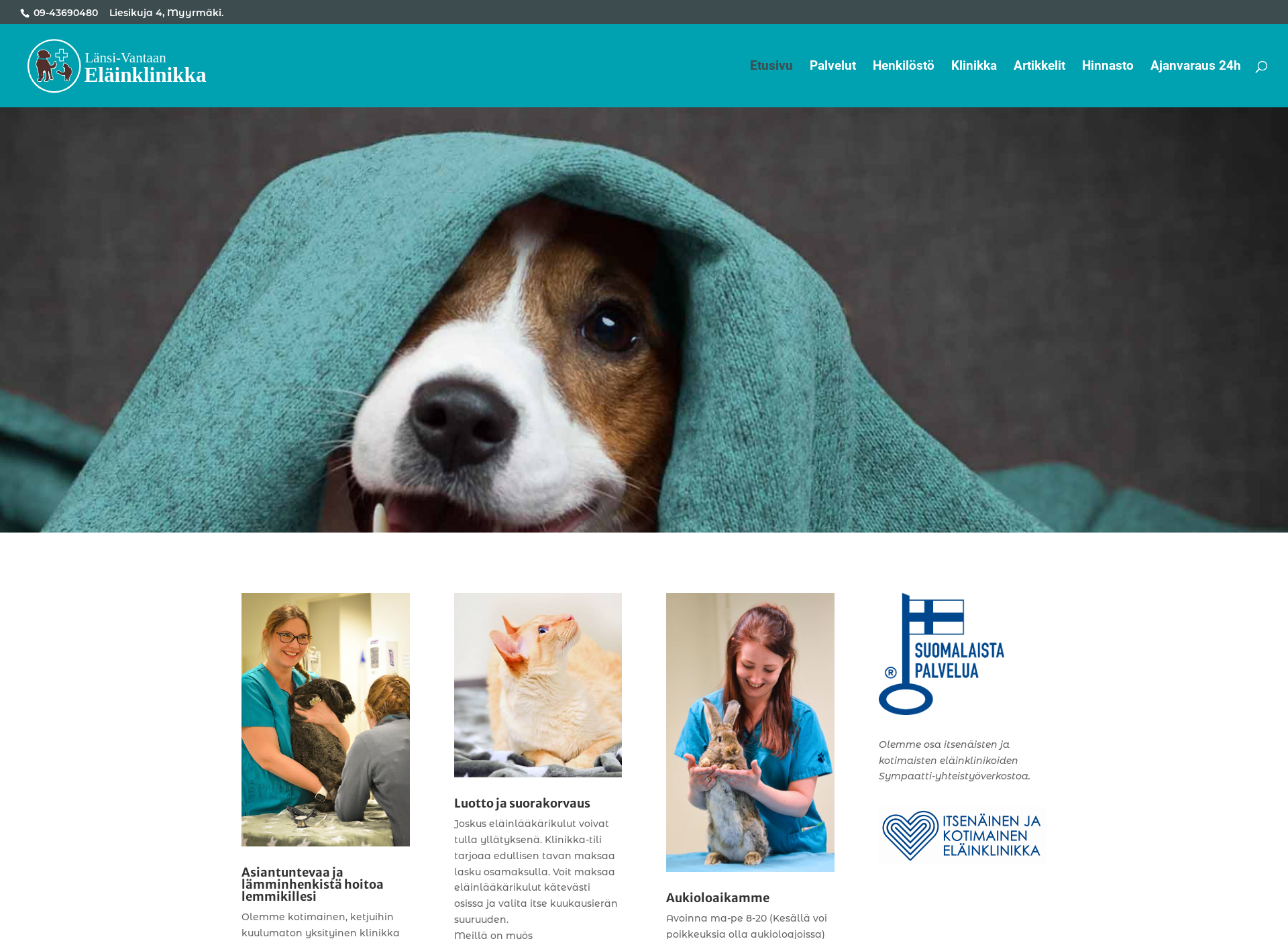 Screenshot for sympaatti-klinikat.fi