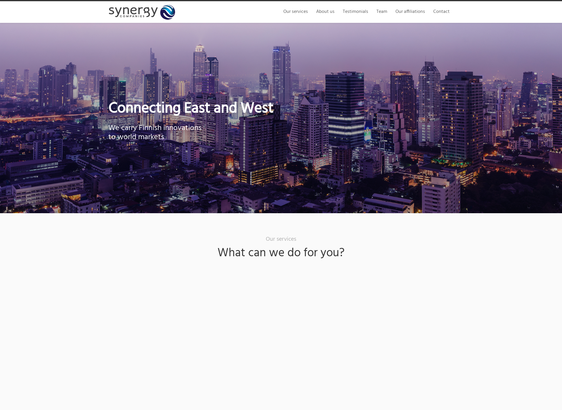 Screenshot for synergycom.eu