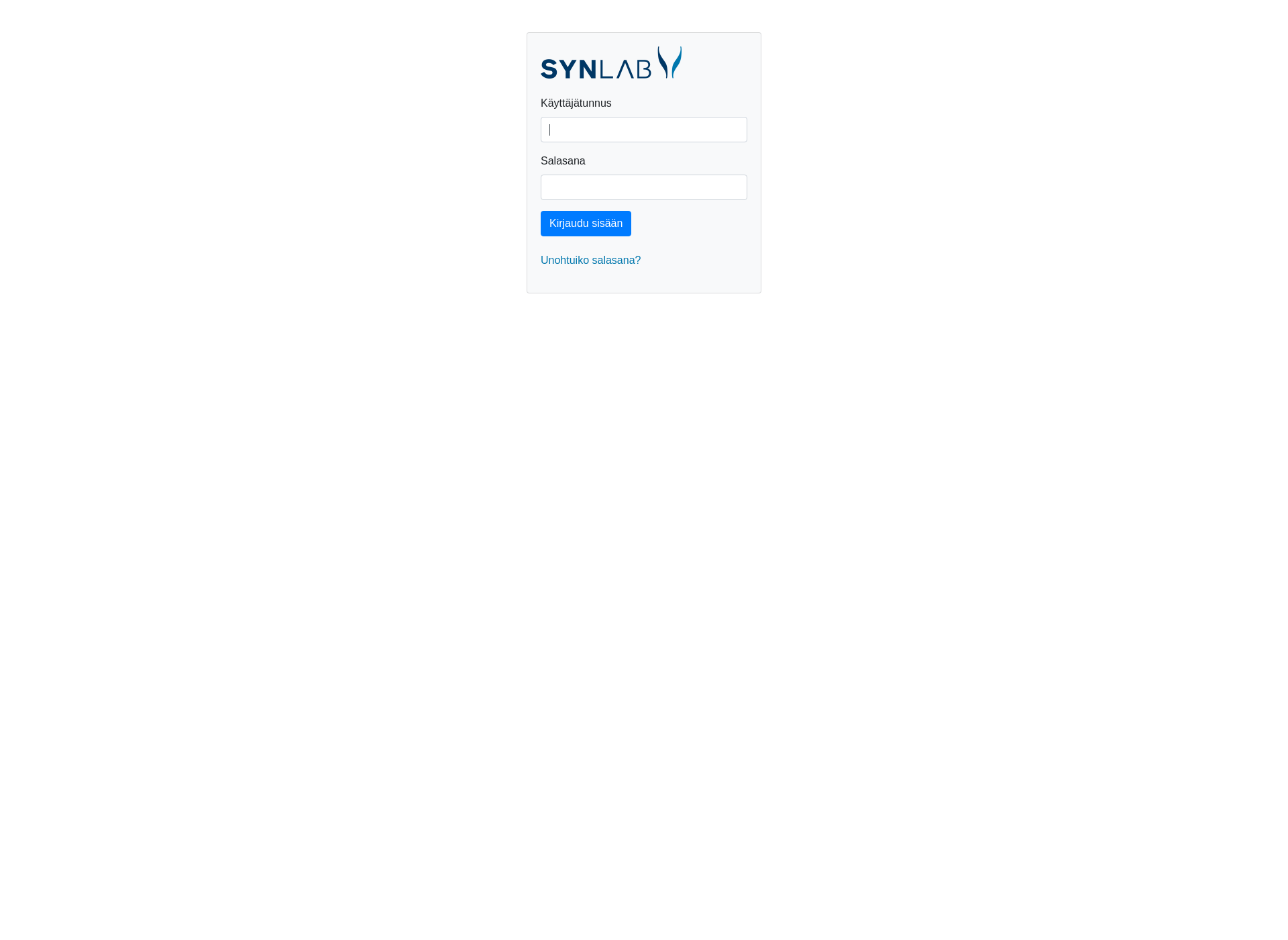 Screenshot for synlablogistics.fi