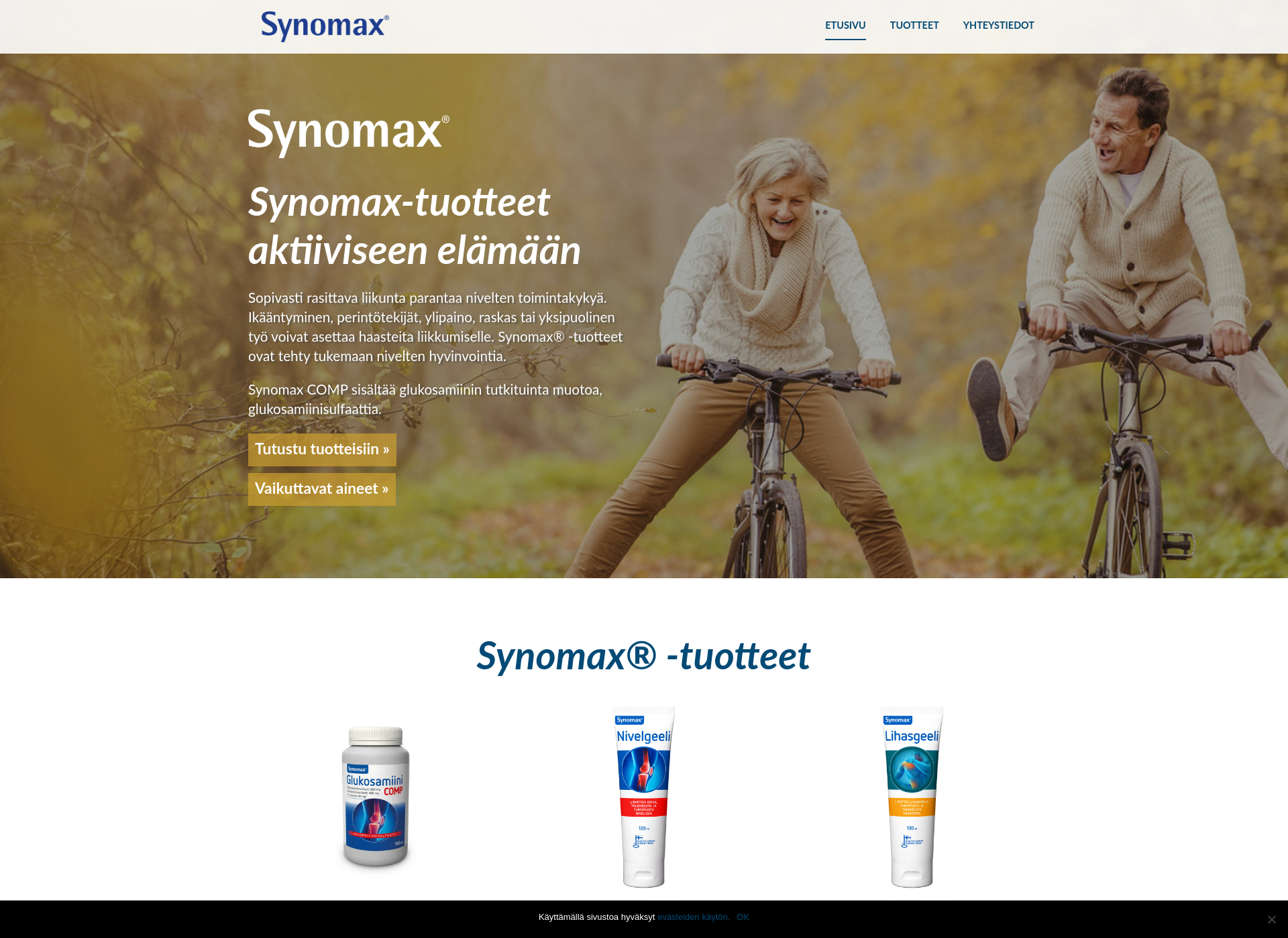 Screenshot for synomax.fi
