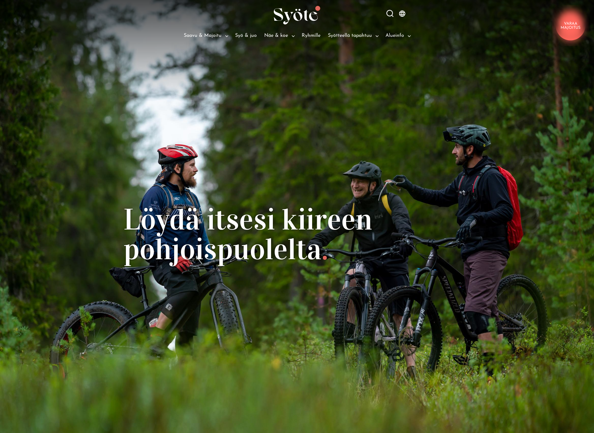 Skärmdump för syote.fi