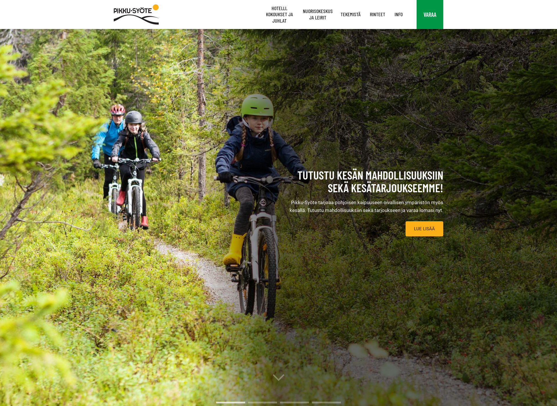 Screenshot for syotekeskus.fi
