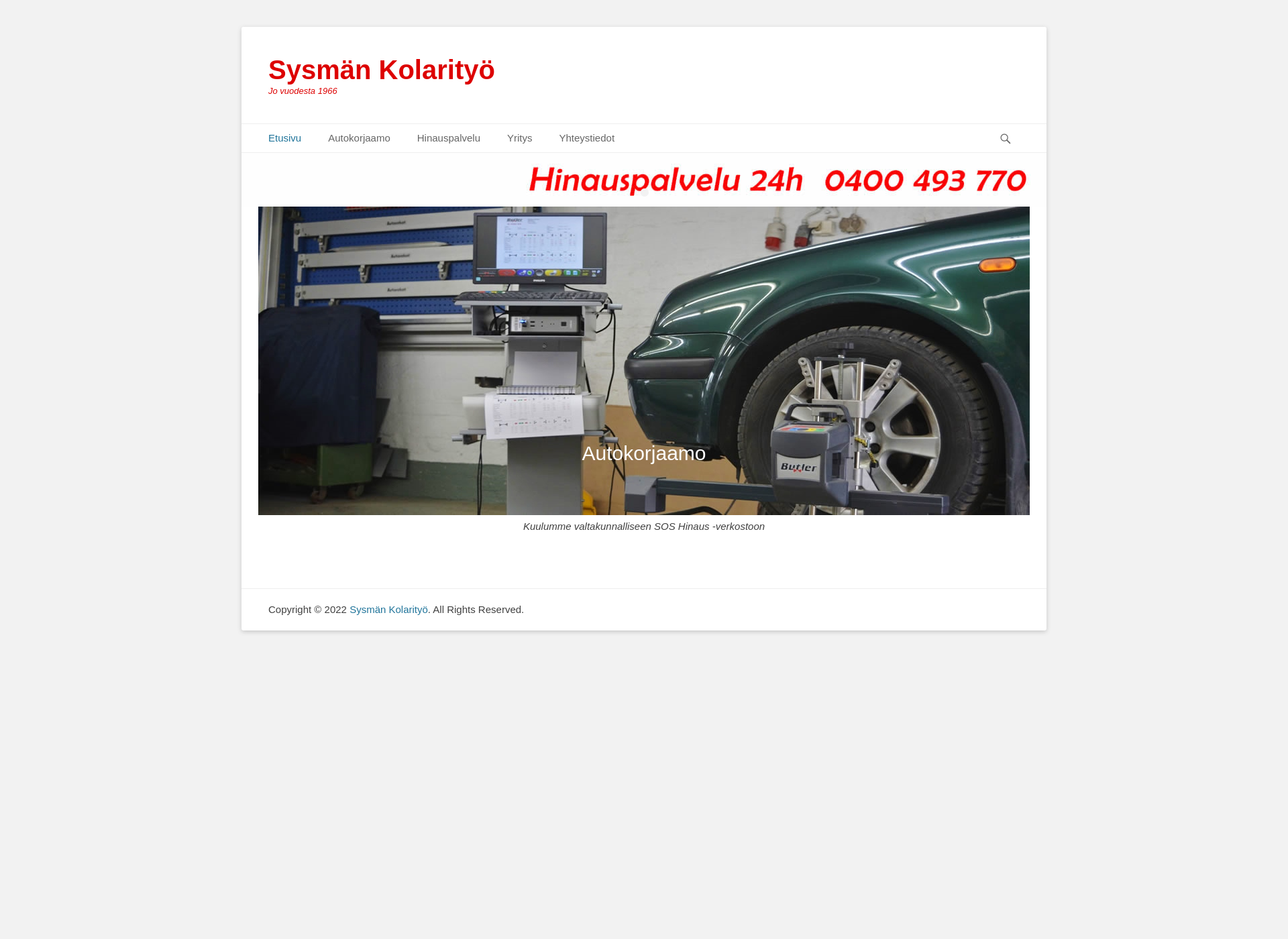 Screenshot for sysmankolarityo.fi