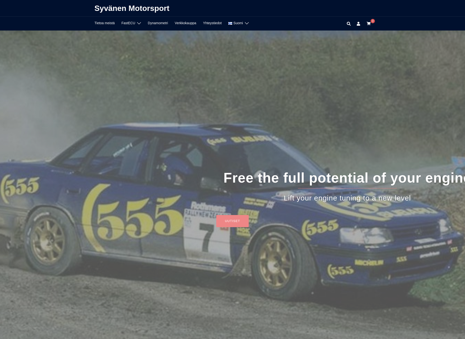 Skärmdump för syvanenmotorsport.fi