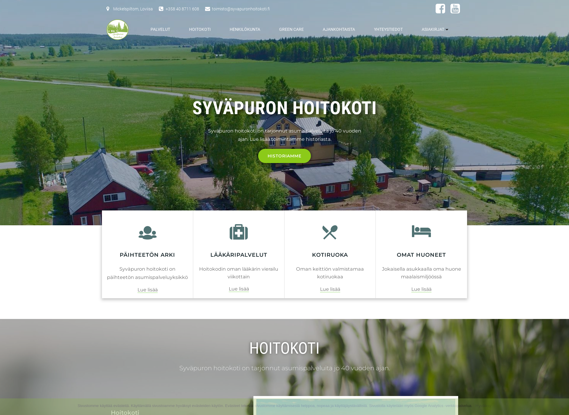 Screenshot for syvapuronhoitokoti.fi