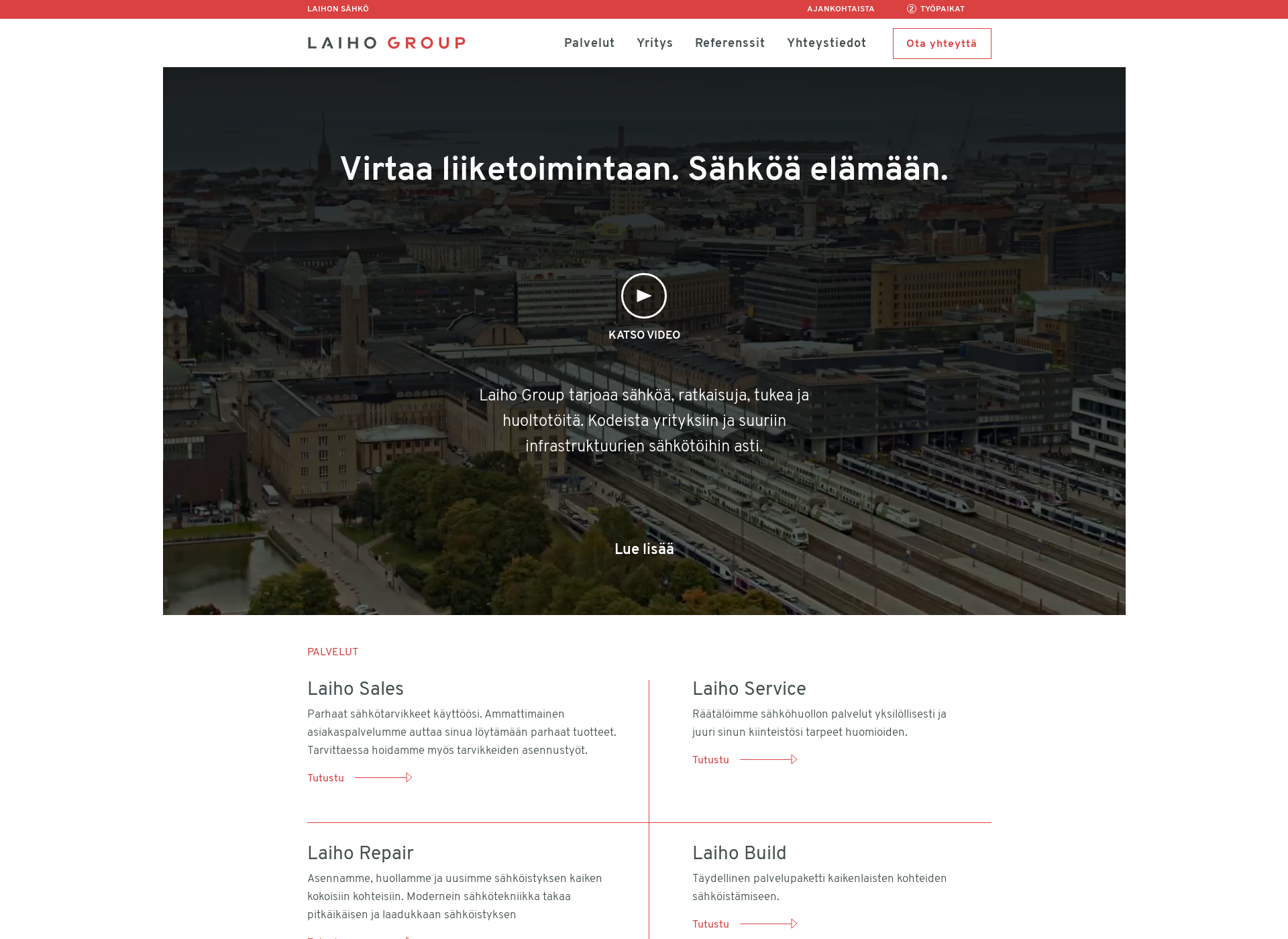 Screenshot for sähkölehmus.fi