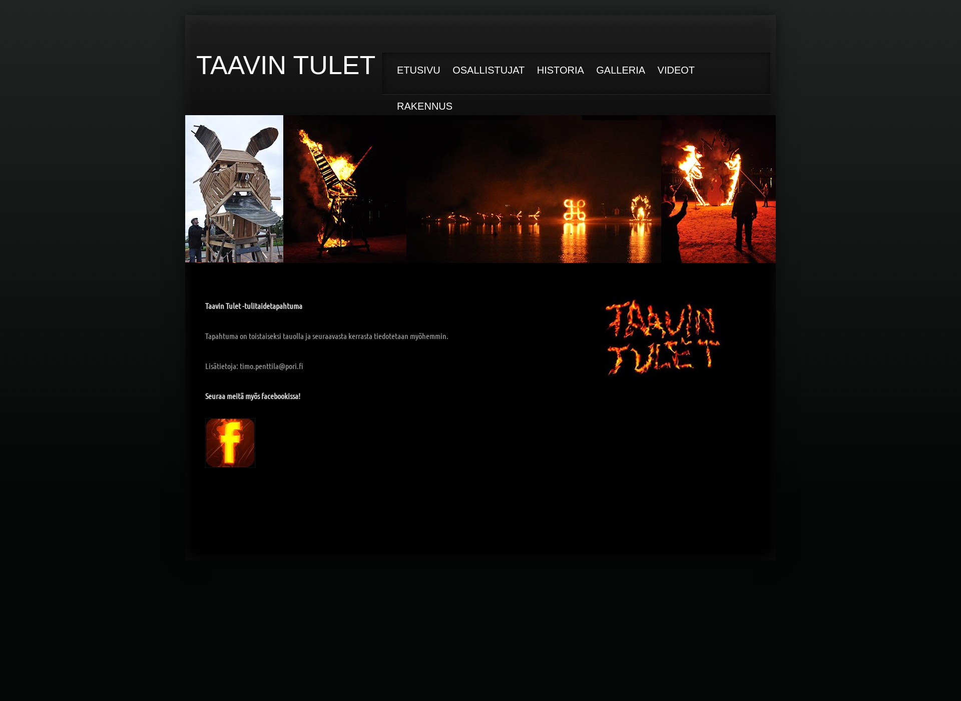 Screenshot for taavintulet.fi
