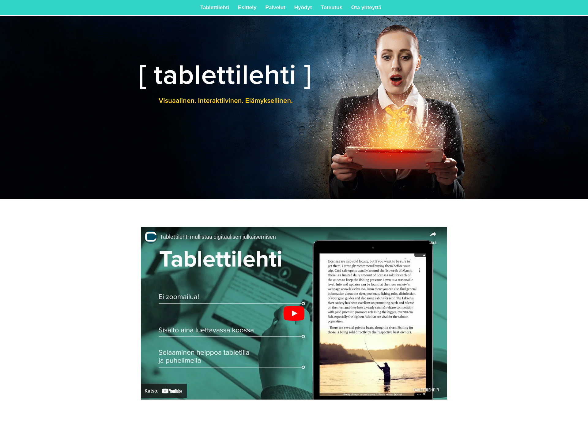 Screenshot for tablettilehti.fi