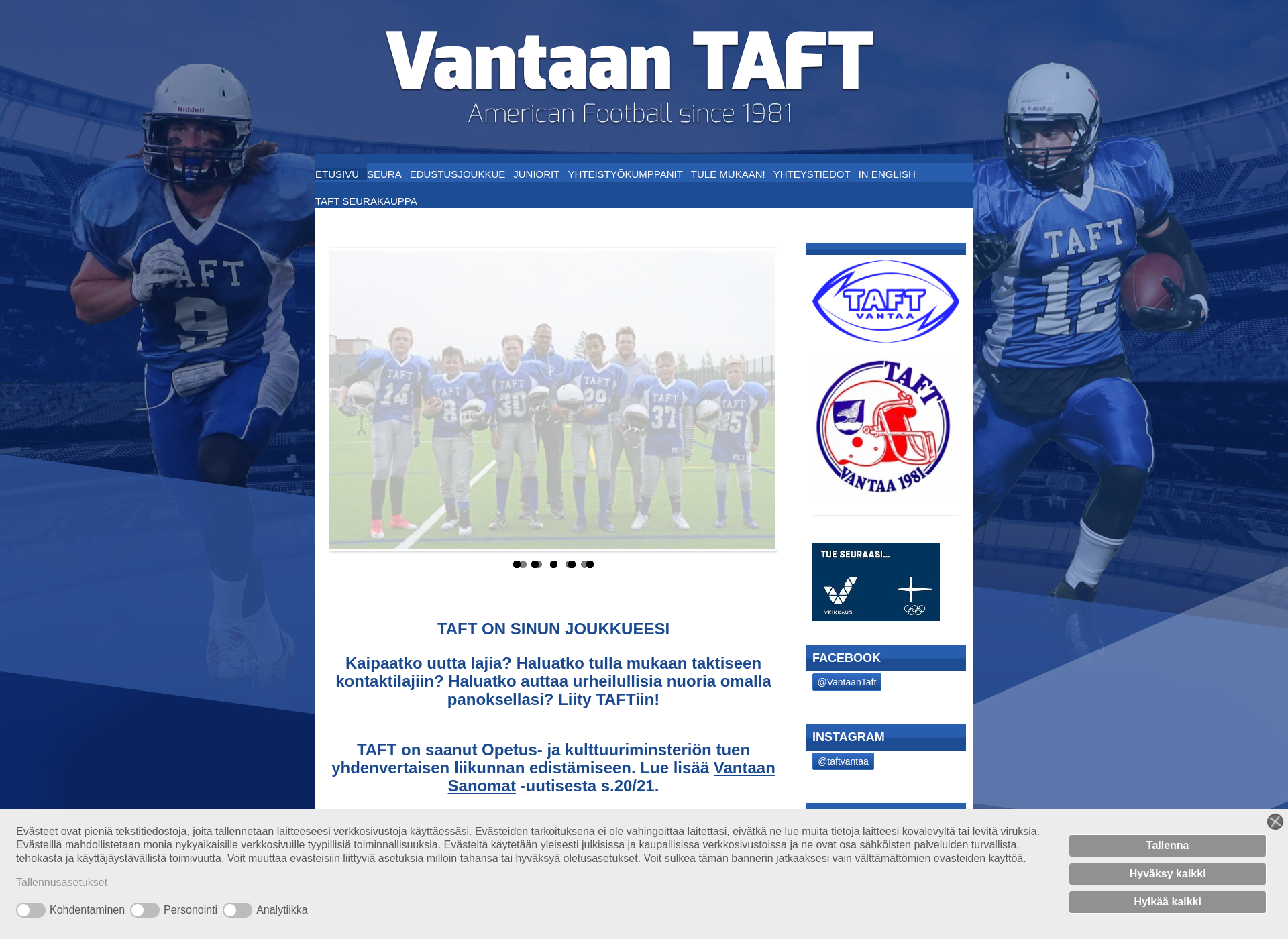 Screenshot for taft.fi