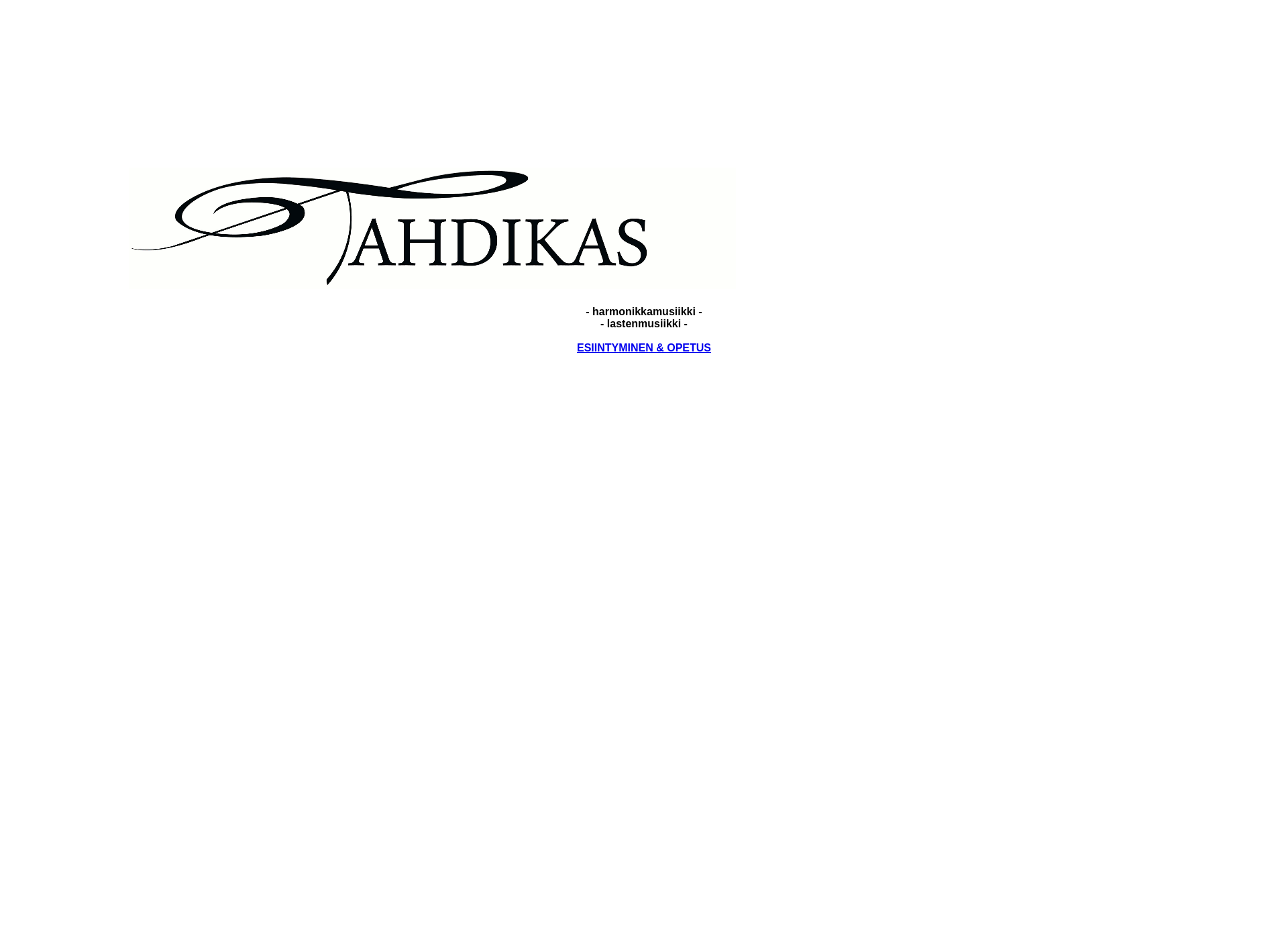 Screenshot for tahdikas.fi