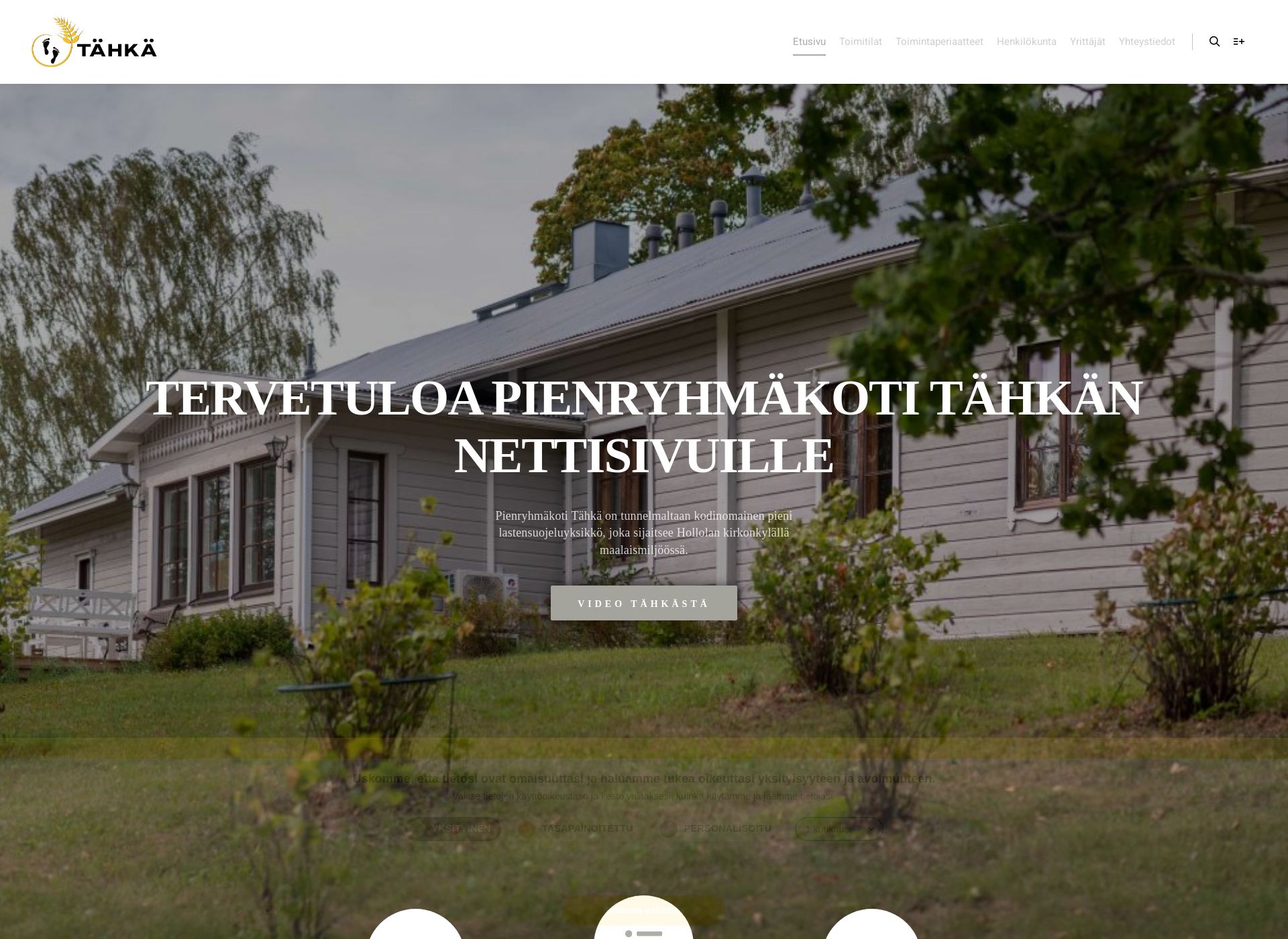 Screenshot for tahka.fi