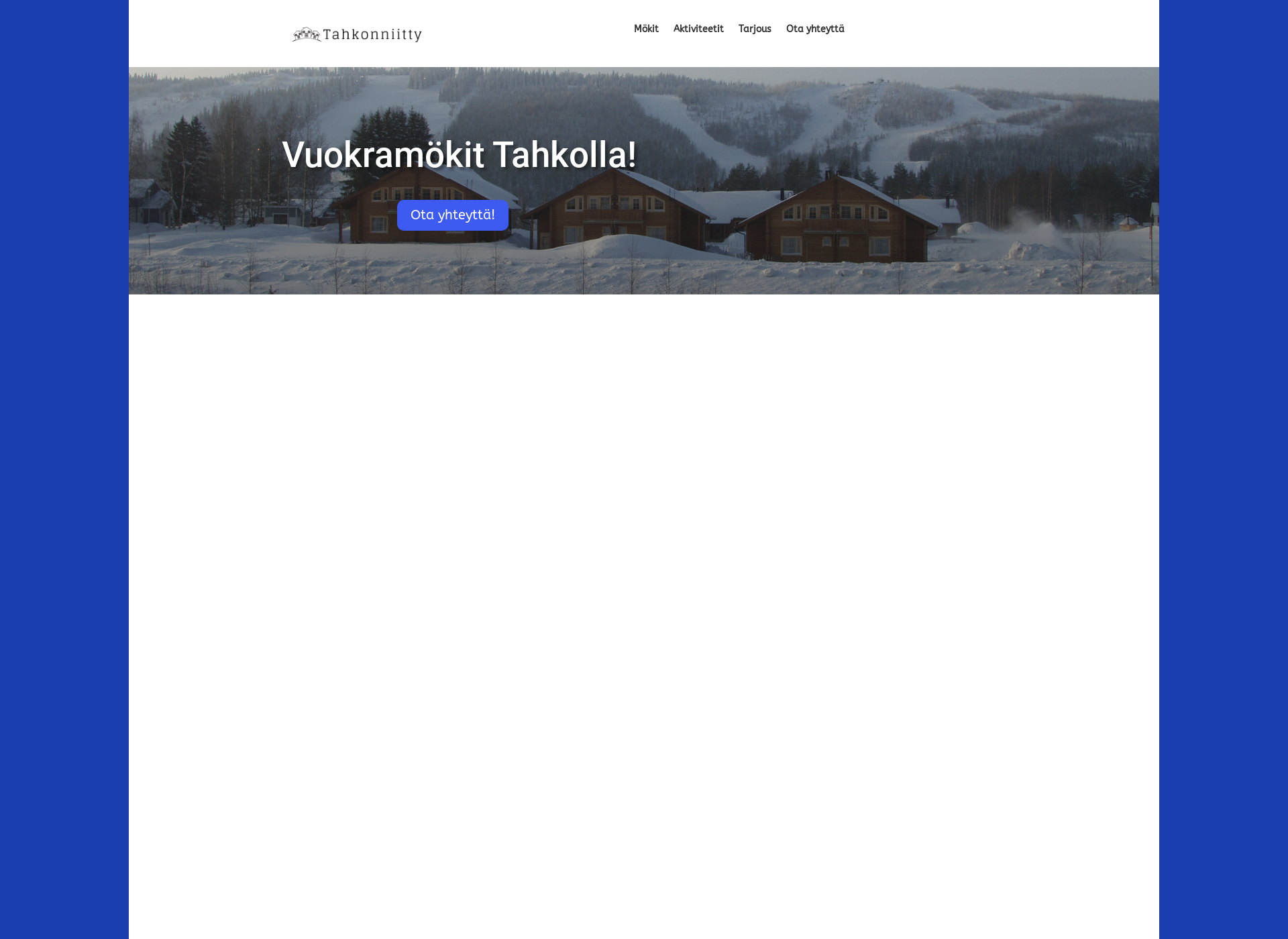Skärmdump för tahkonniitty.fi