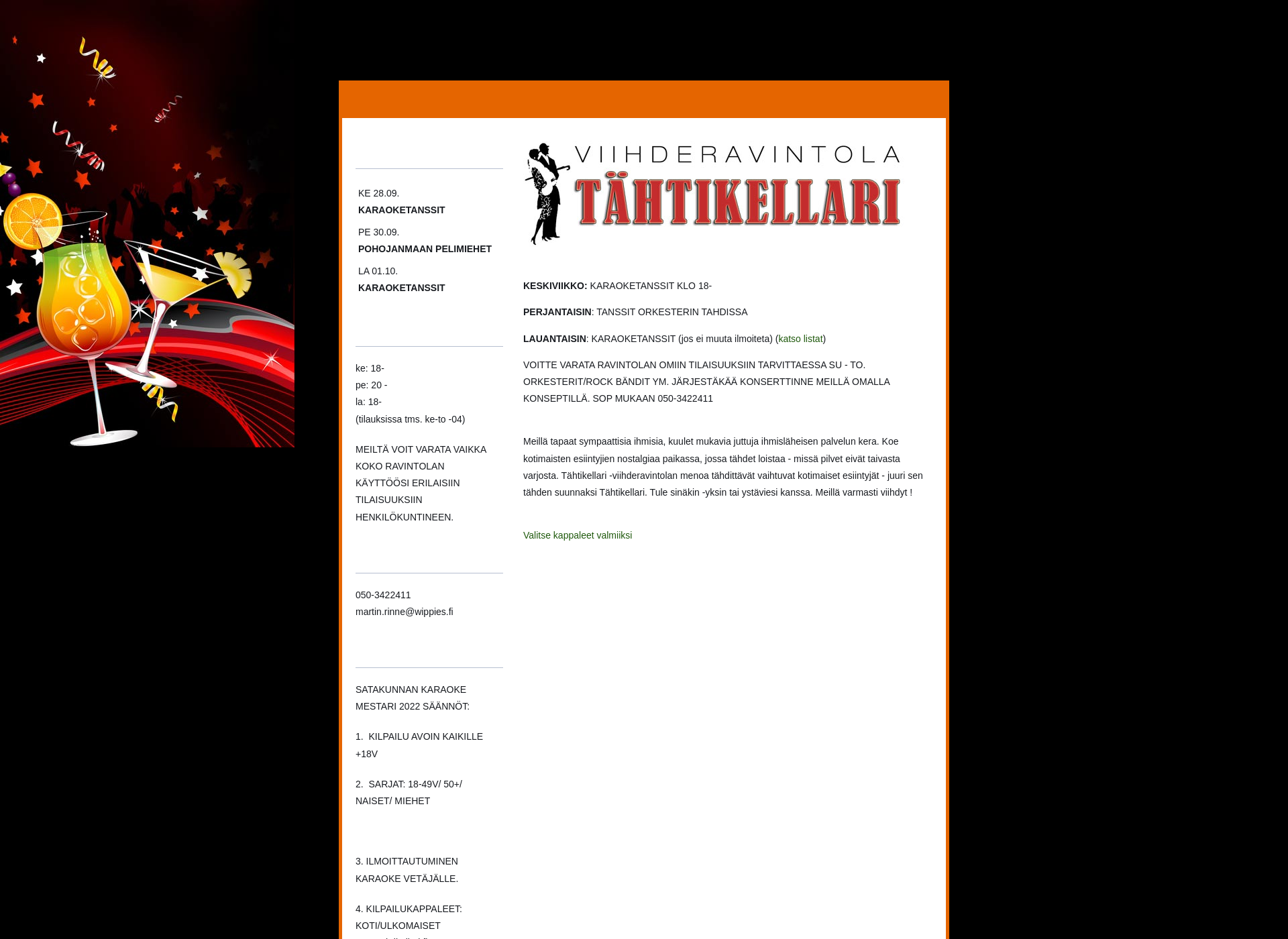 Skärmdump för tahtikellari.fi