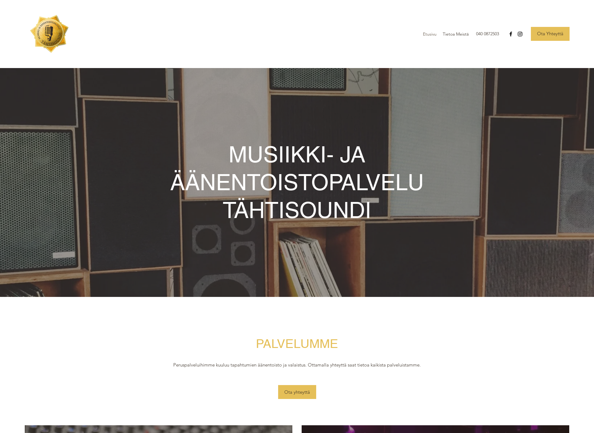Screenshot for tahtisoundi.fi