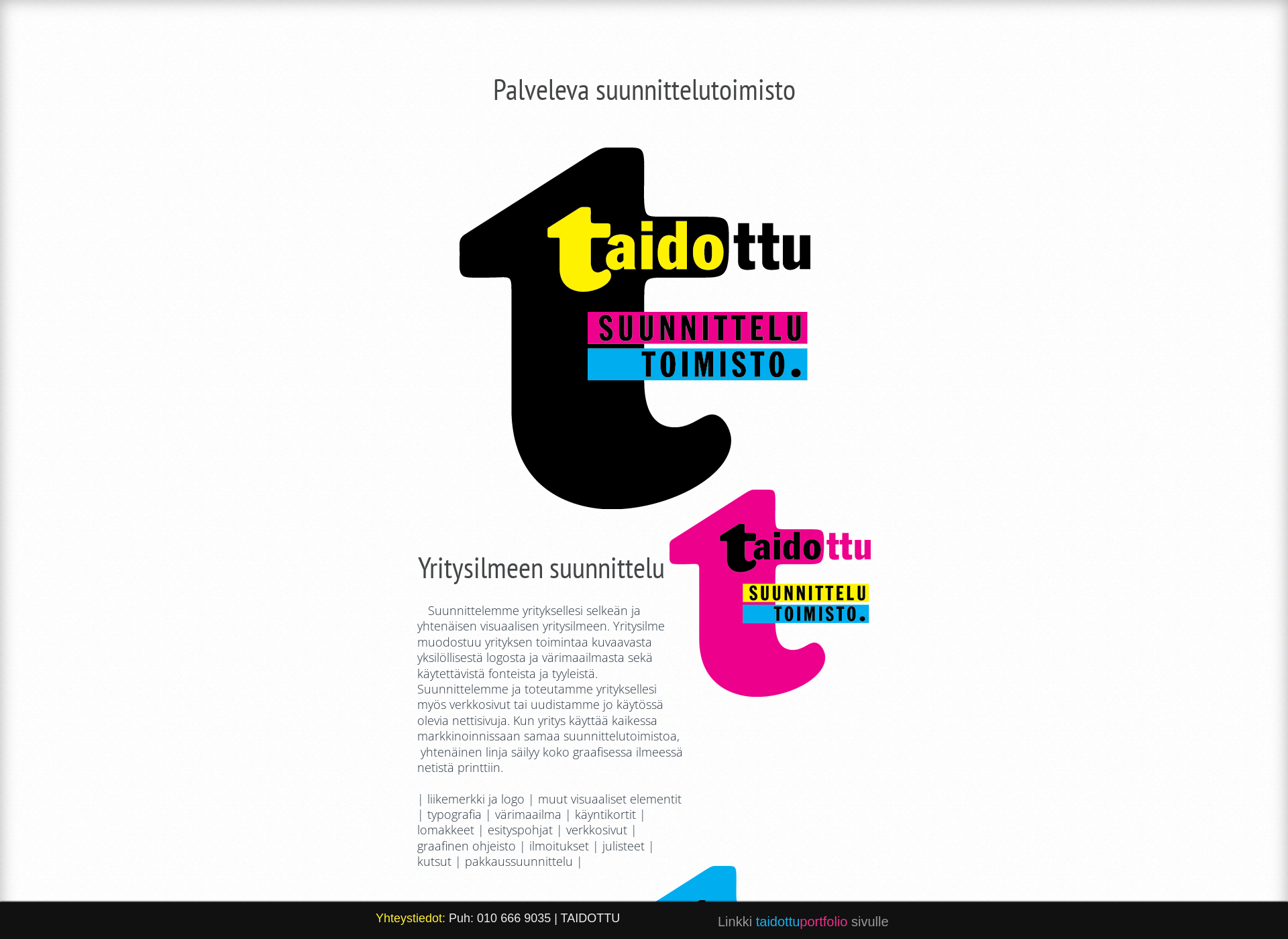 Screenshot for taidottu.fi