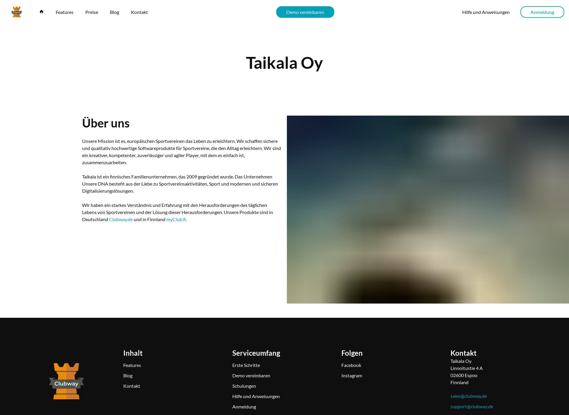 Screenshot for taikala.com