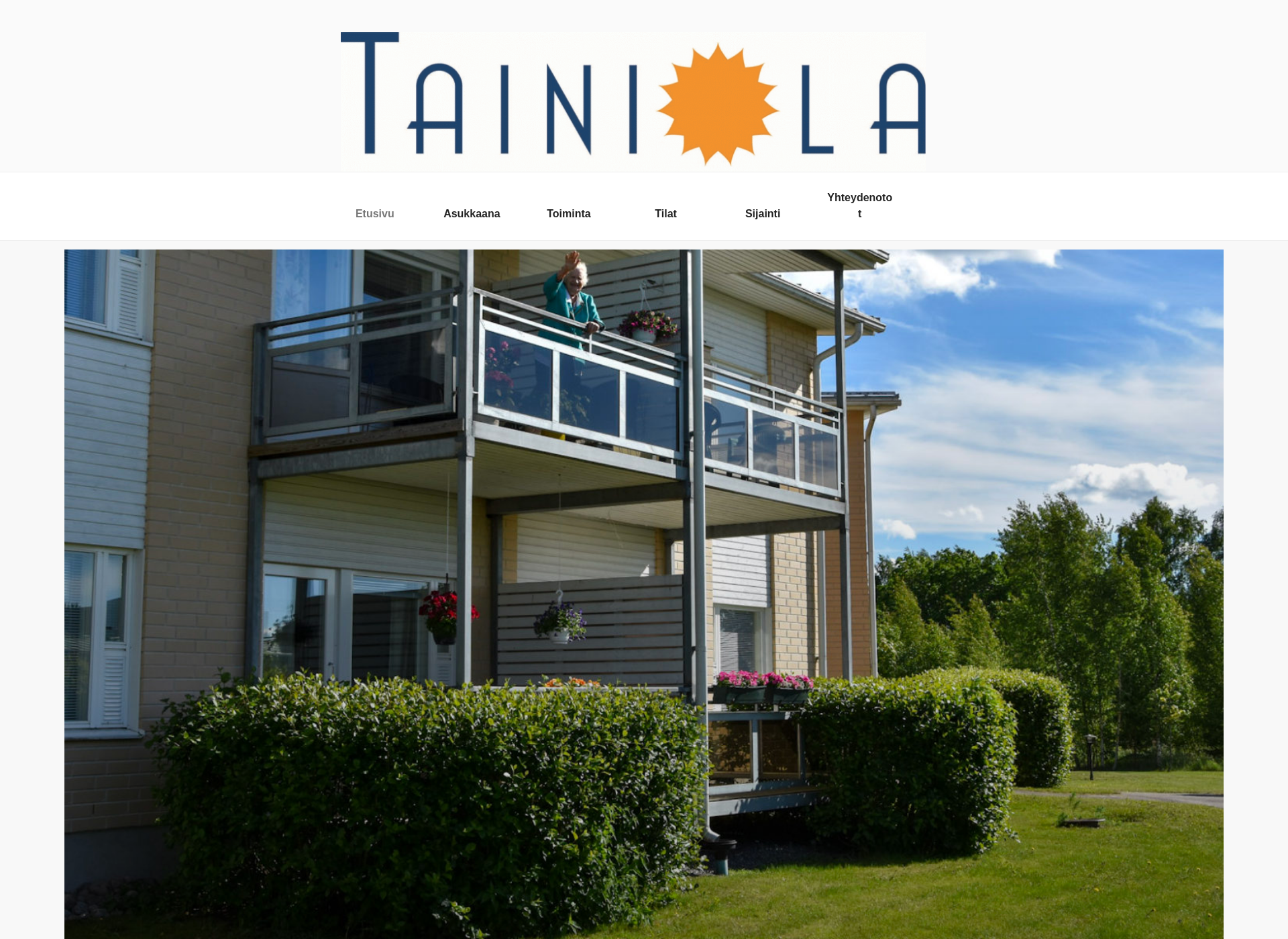 Skärmdump för tainiola.fi