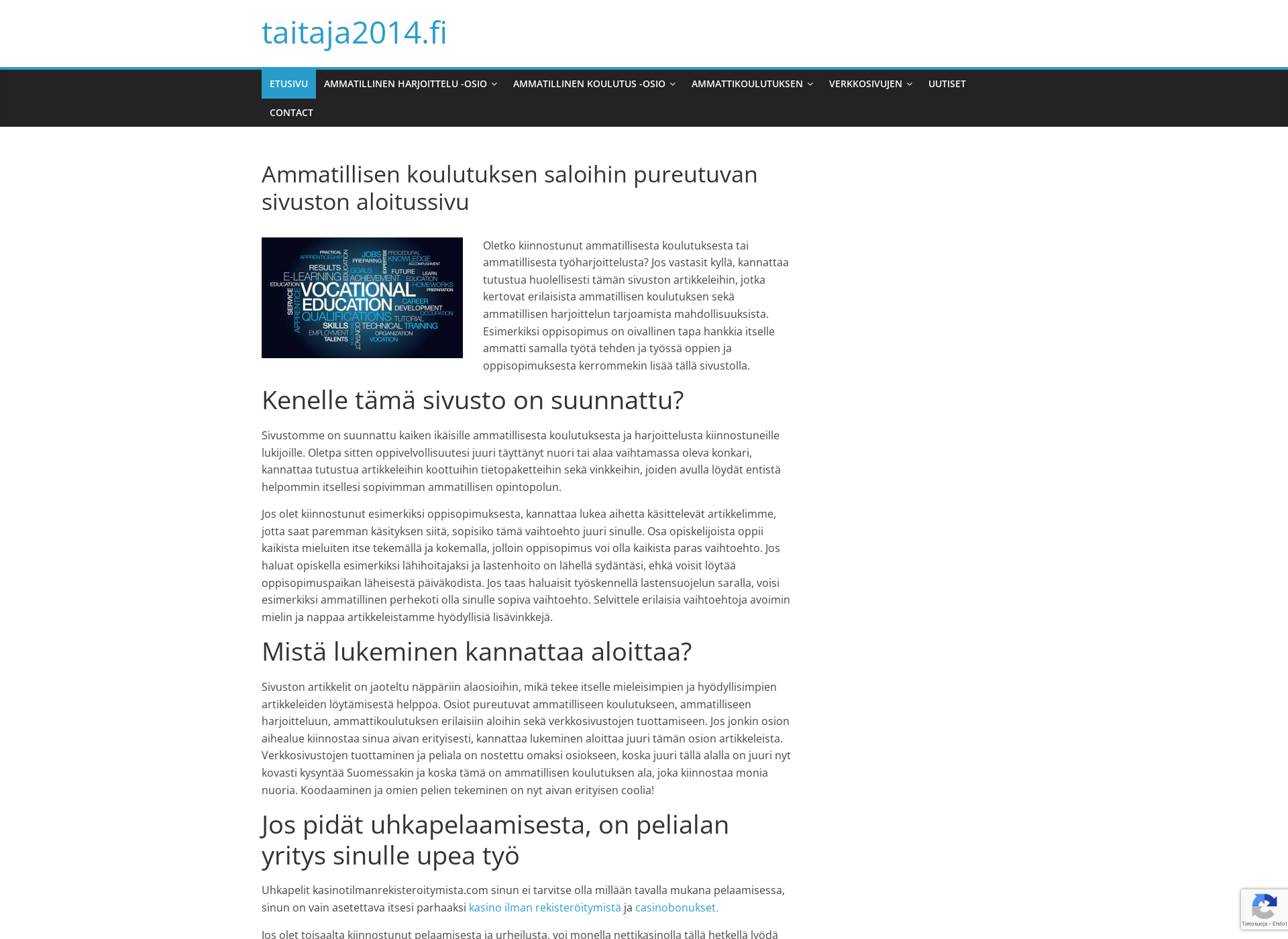 Screenshot for taitaja2014.fi