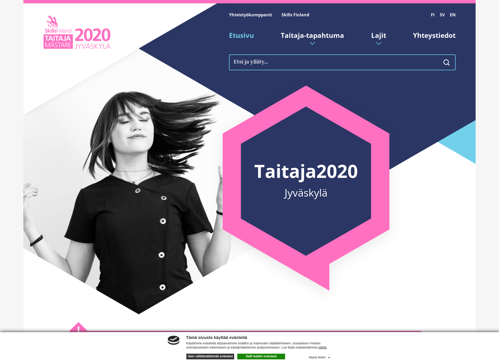 Screenshot for taitaja2020.fi