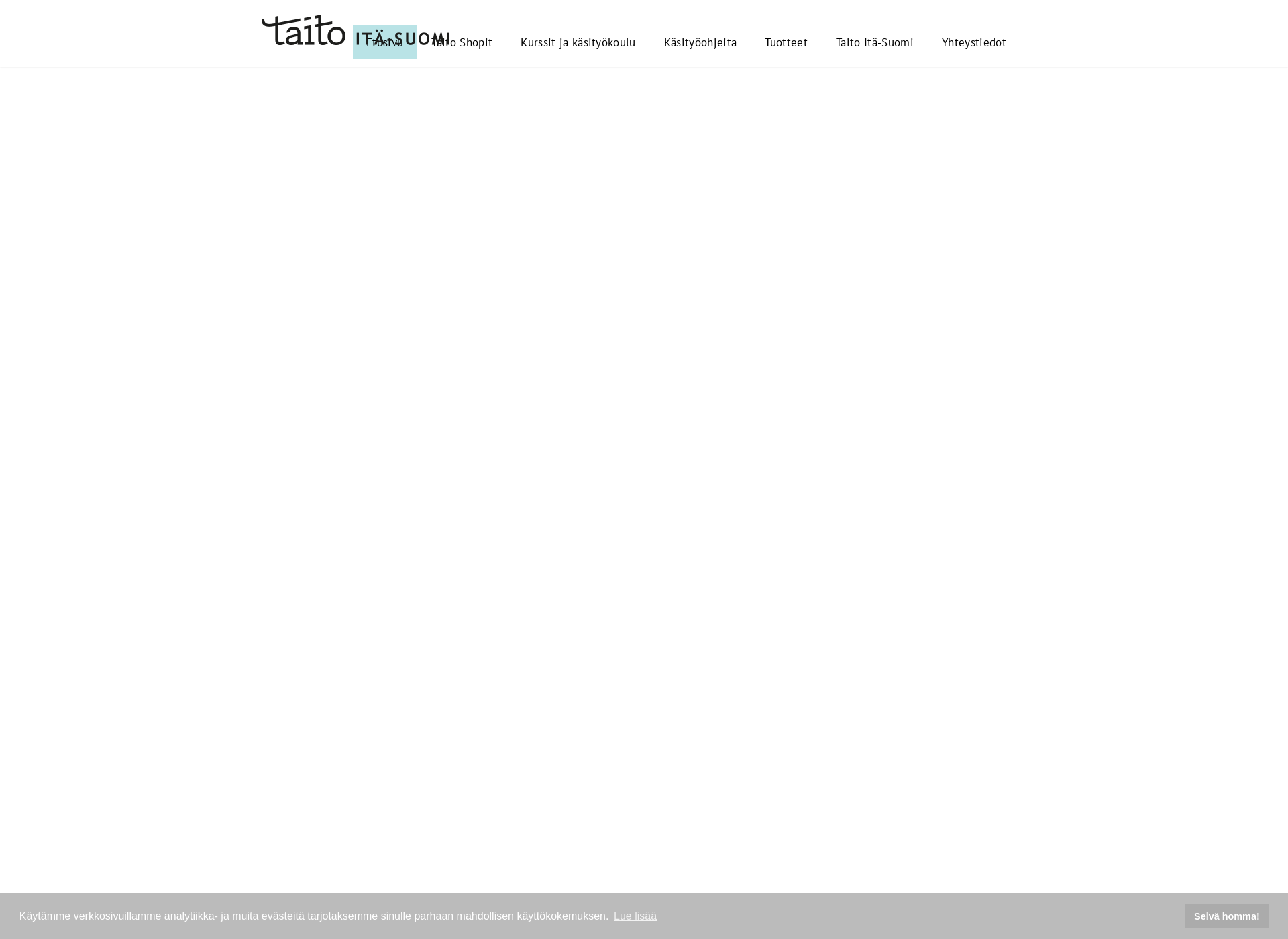 Skärmdump för taitoitasuomi.fi