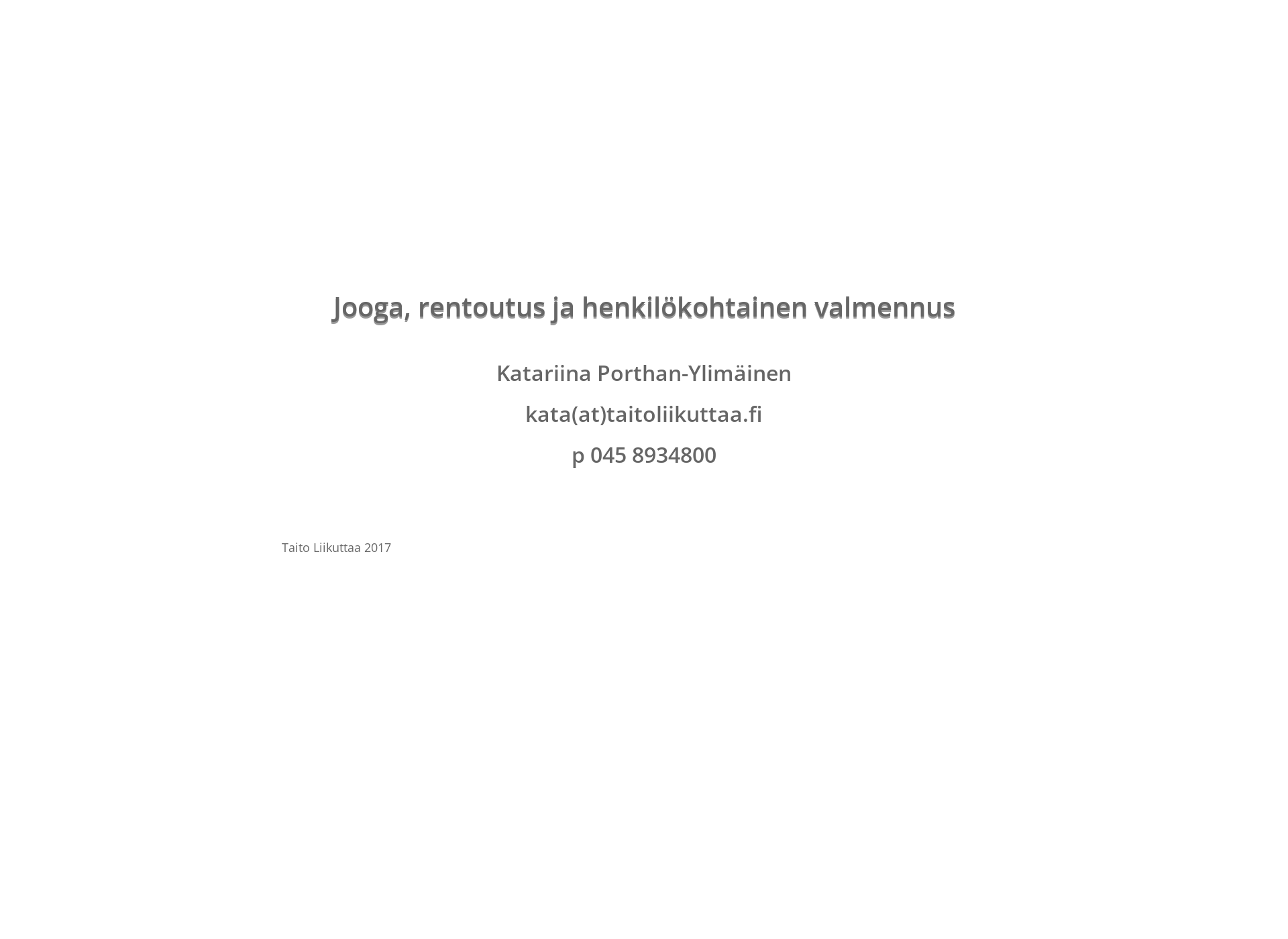 Screenshot for taitoliikuttaa.fi