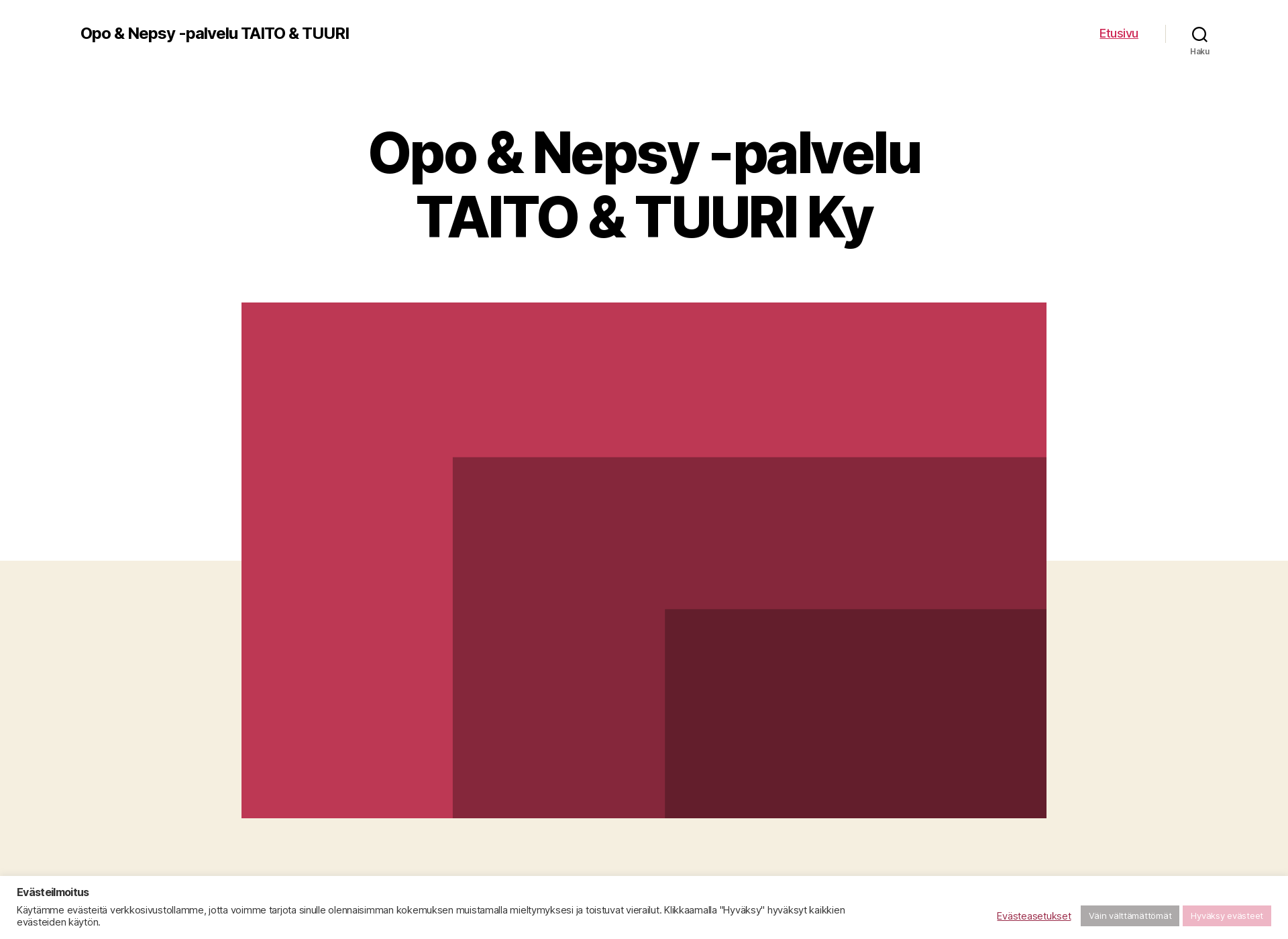 Screenshot for taitotuuri.fi