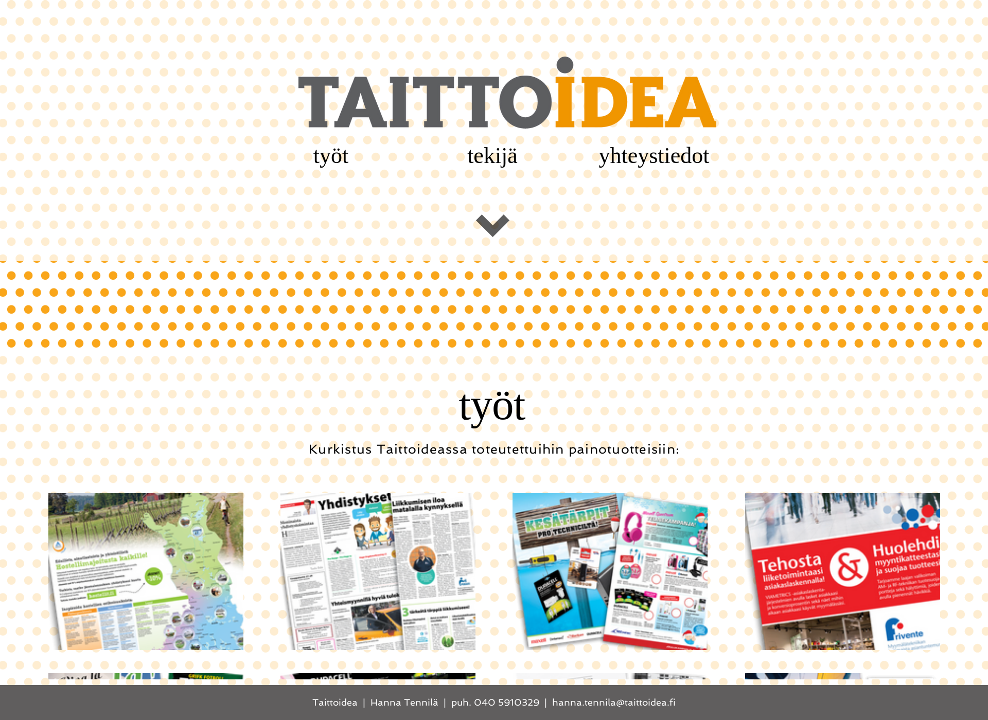 Screenshot for taittoidea.fi