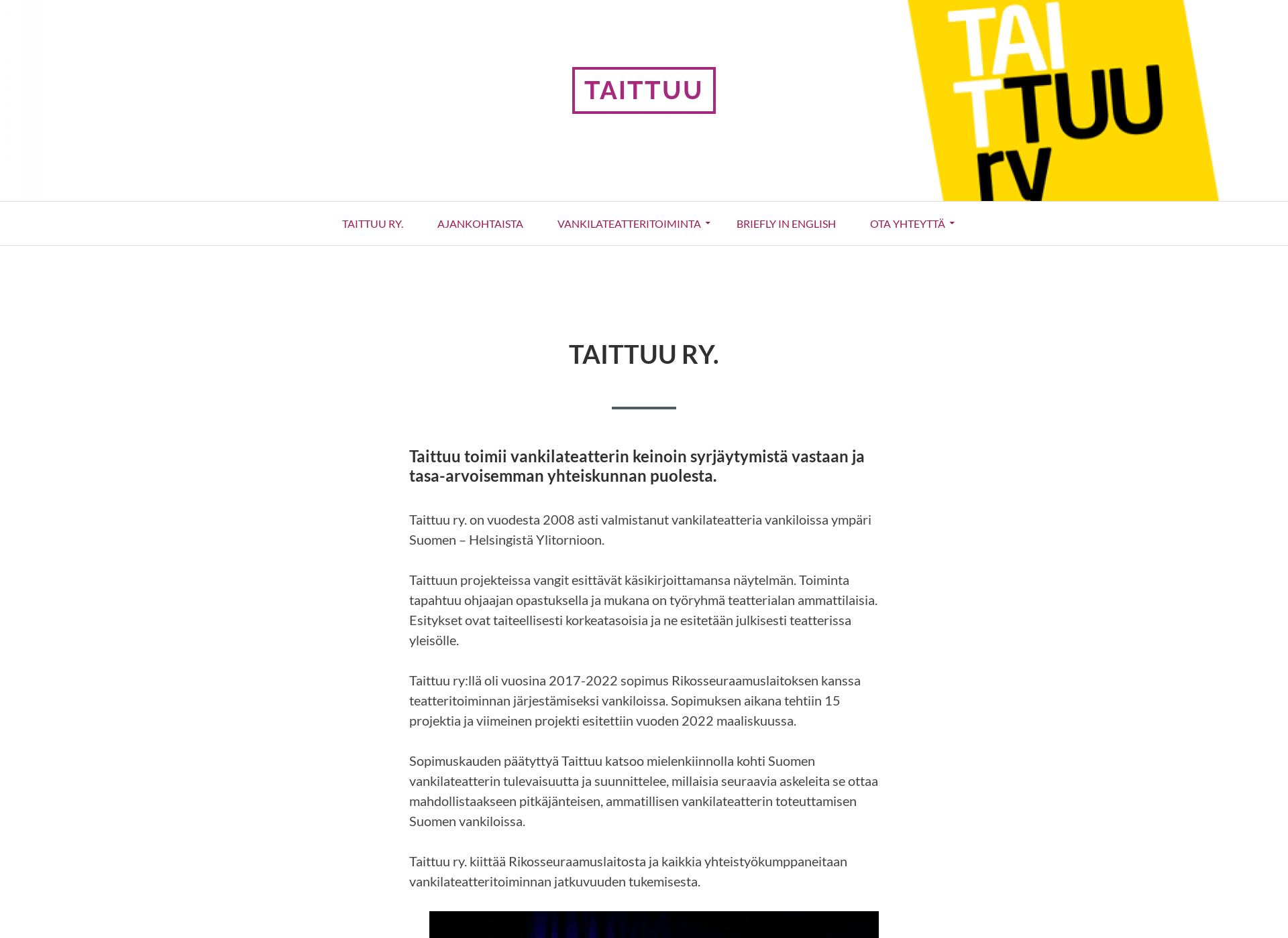 Skärmdump för taittuu.fi