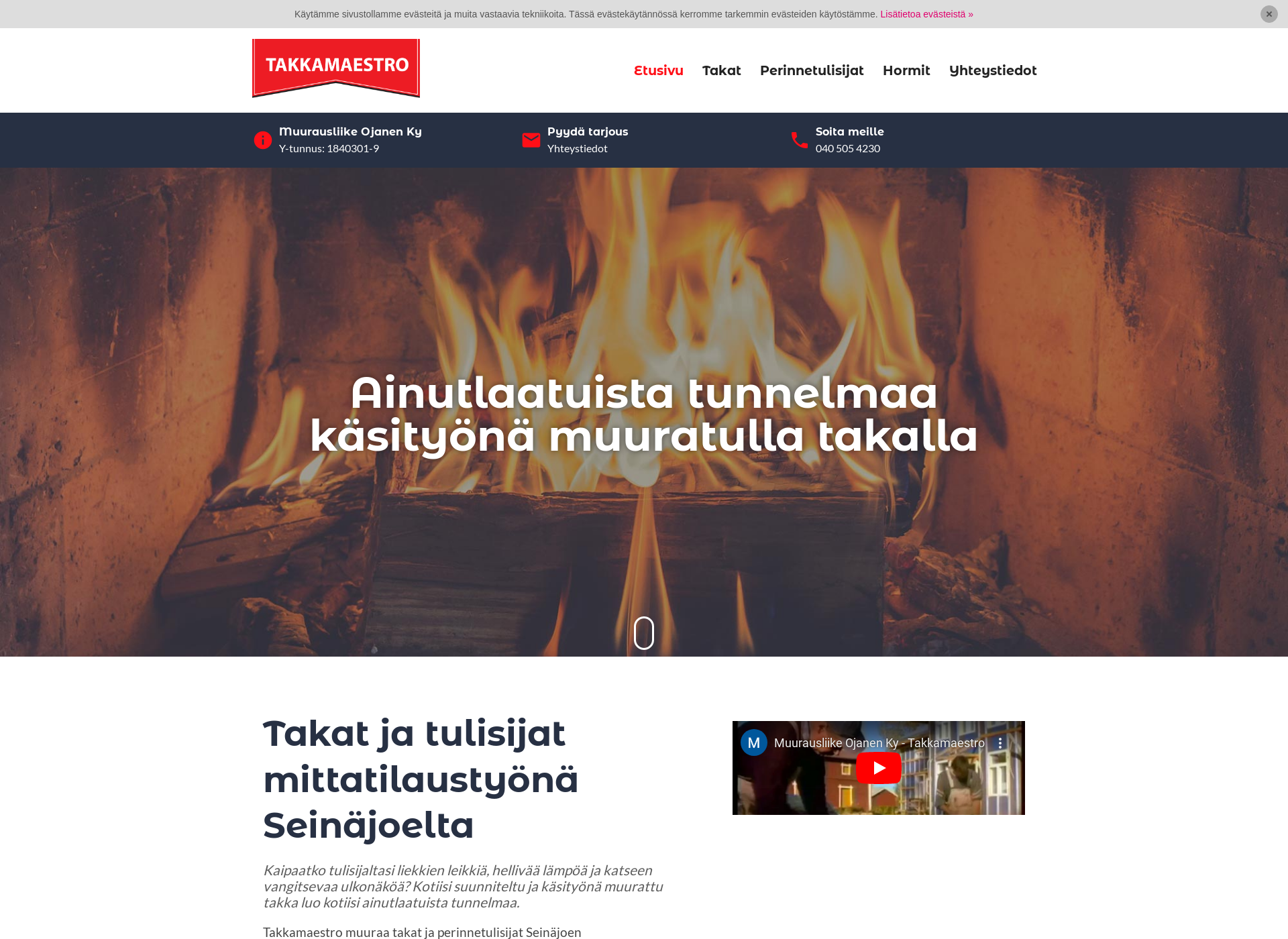 Screenshot for takkamaestro.fi