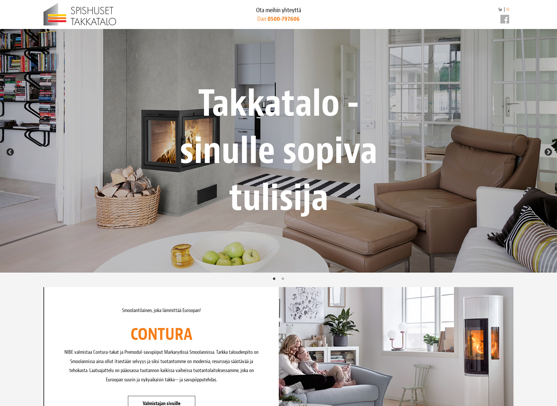Screenshot for takkatalovaasa.fi