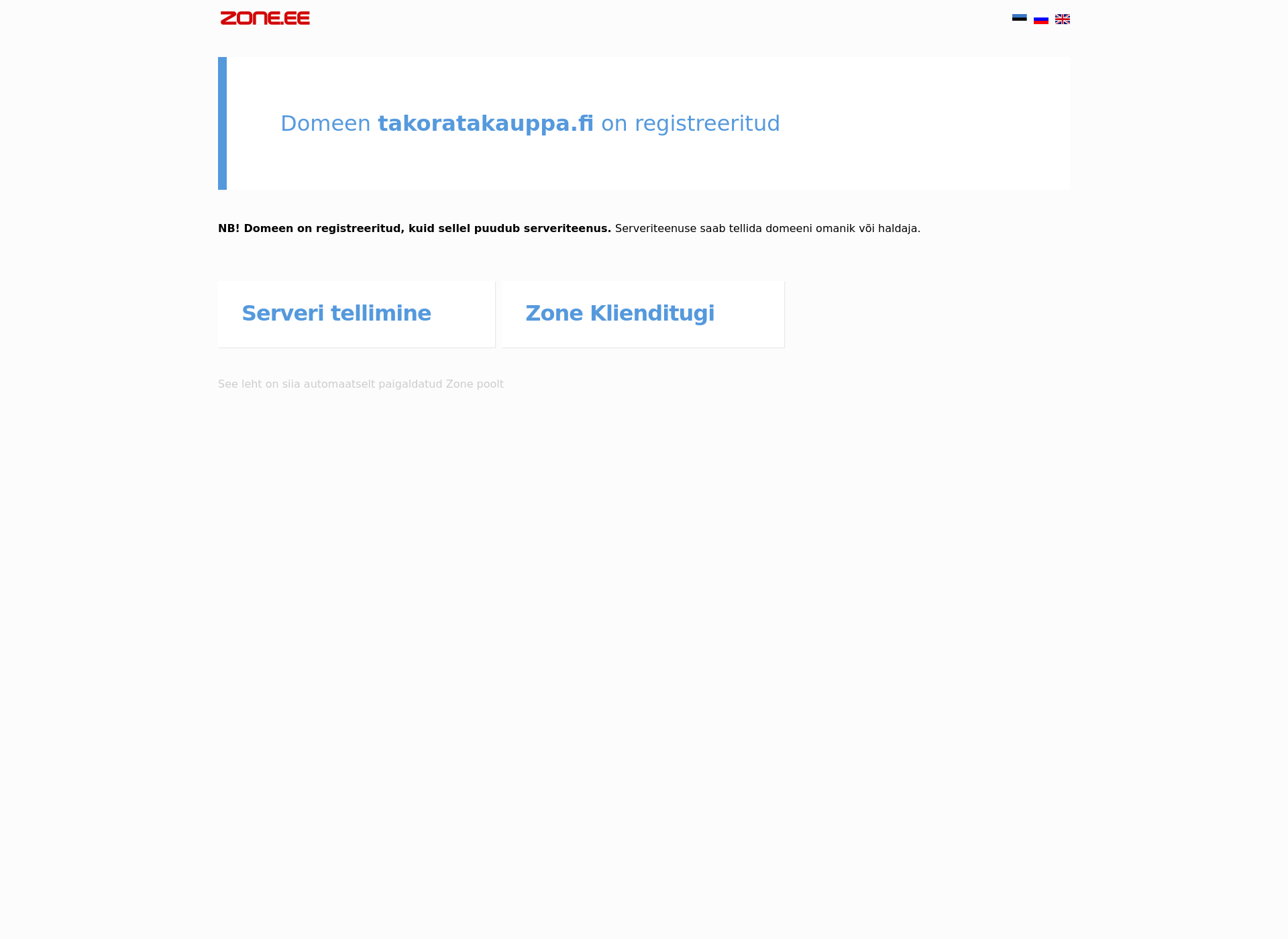 Screenshot for takoratakauppa.fi