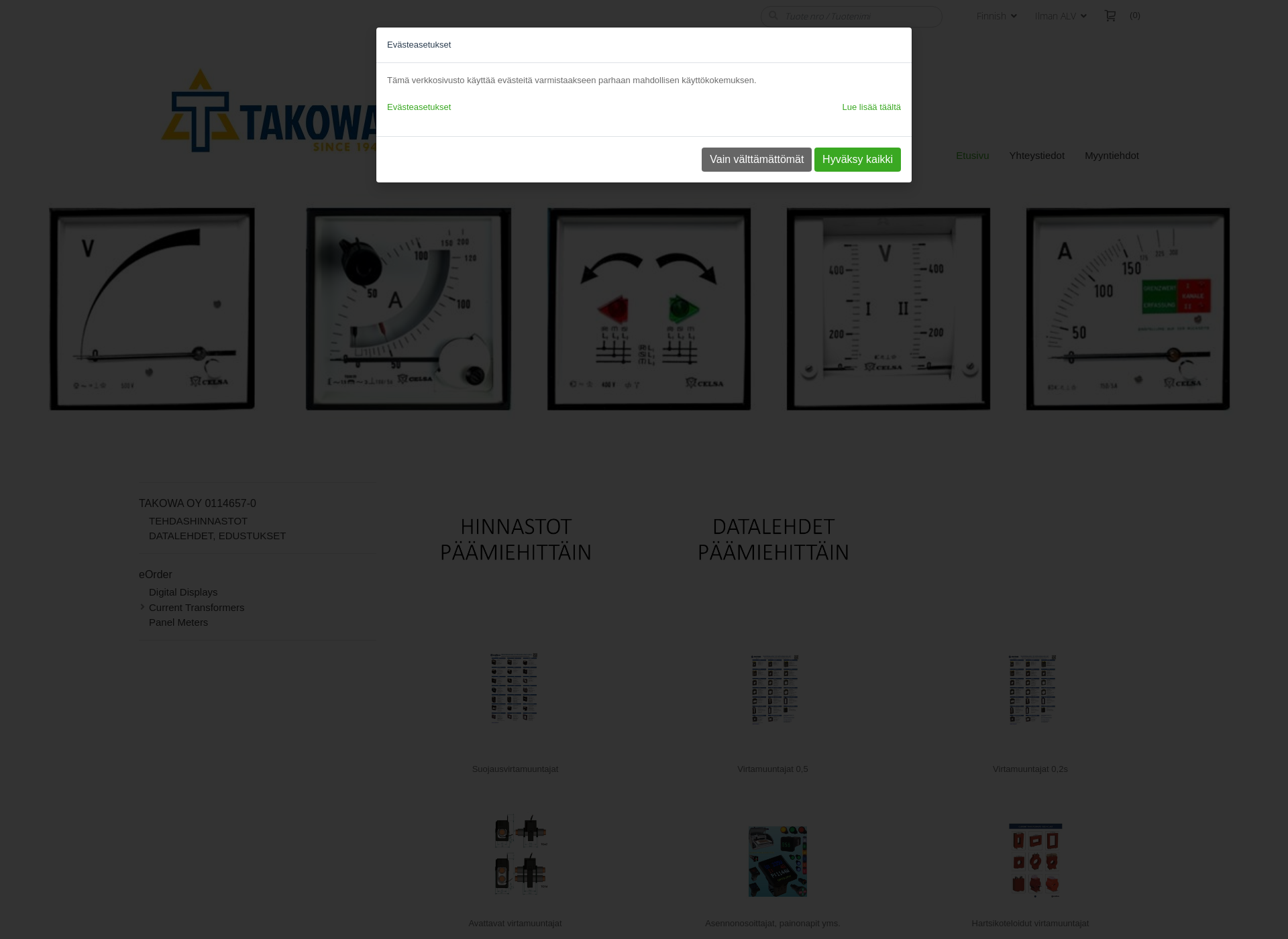 Screenshot for takowa.fi