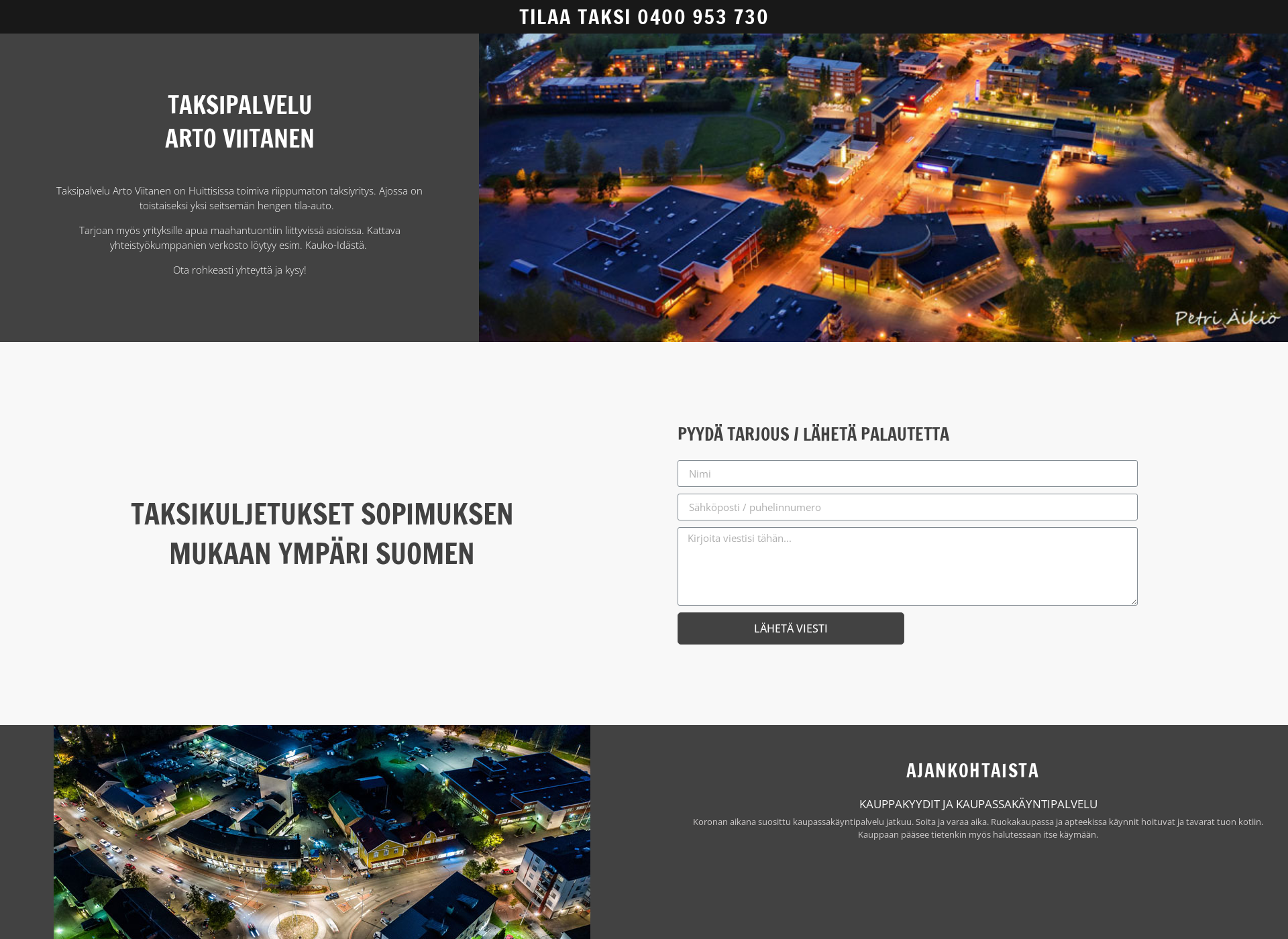 Screenshot for taksiartoviitanen.fi
