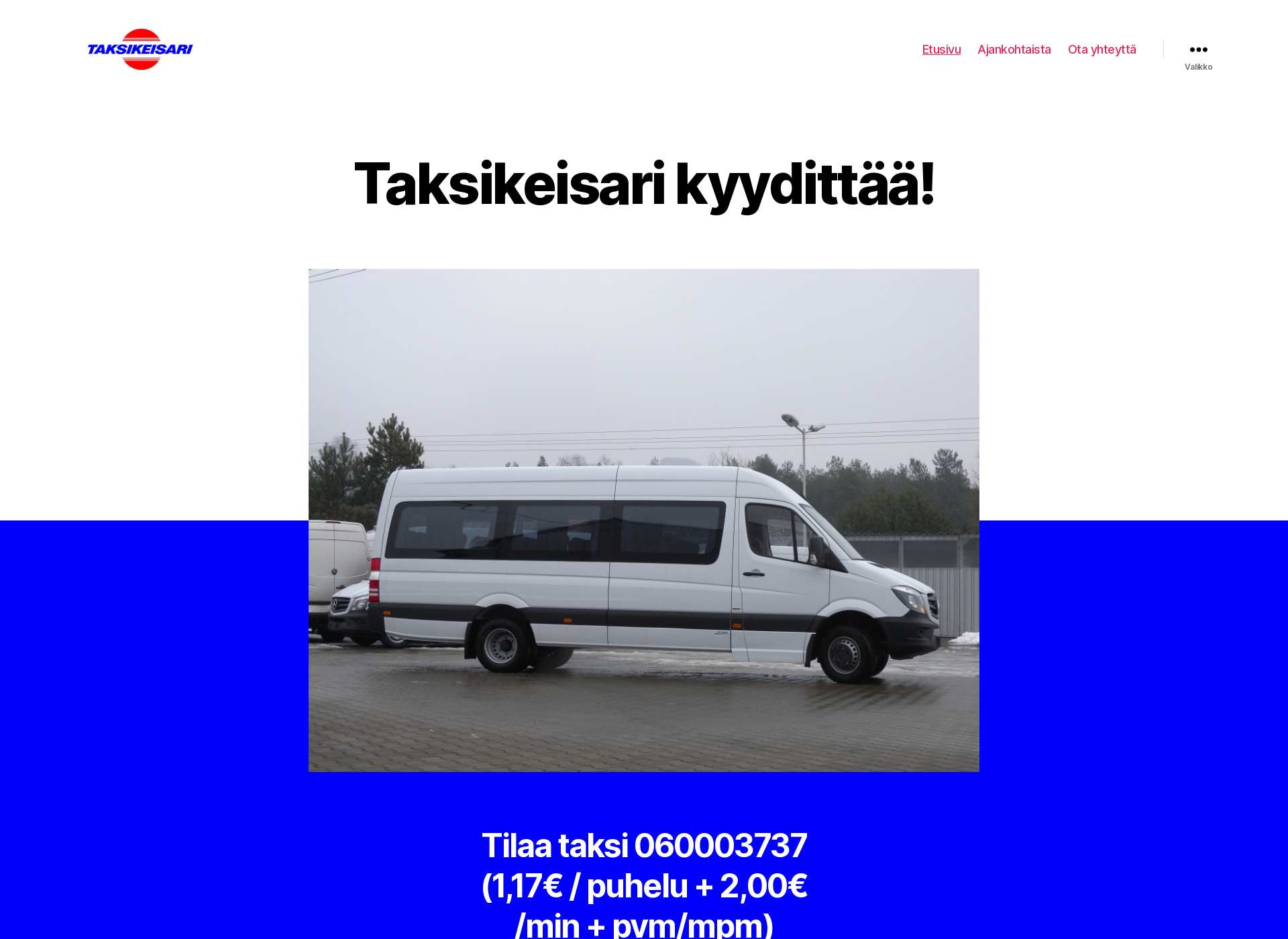 Screenshot for taksikeisarit.fi