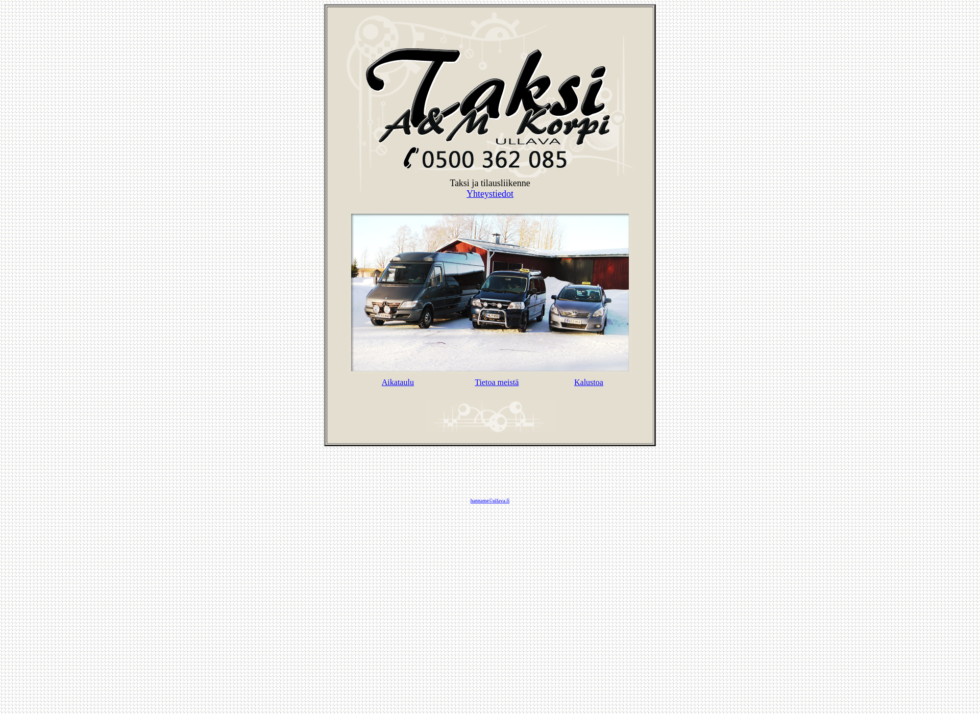 Screenshot for taksikorpi.fi
