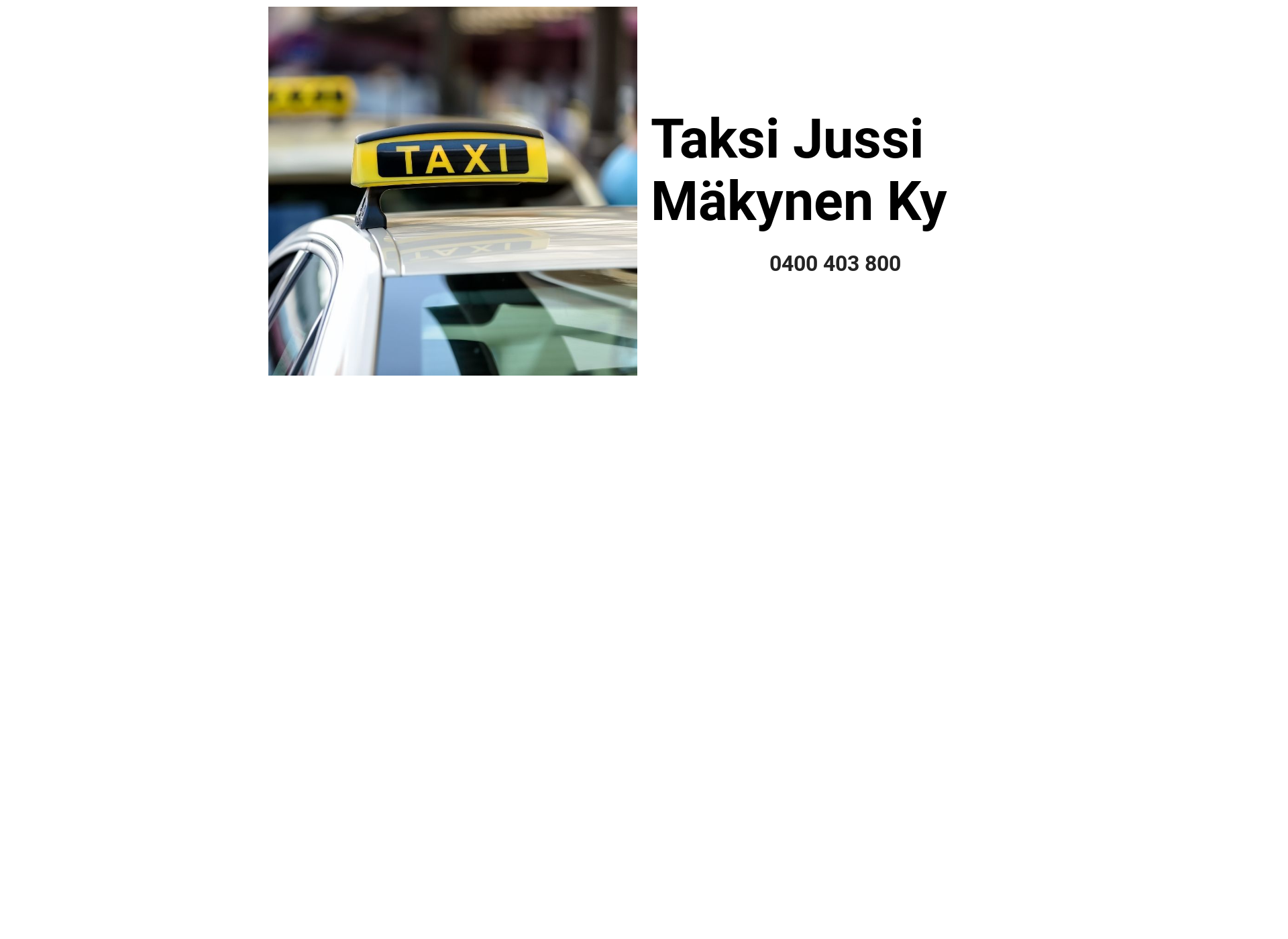 Näyttökuva taksimakynen.fi