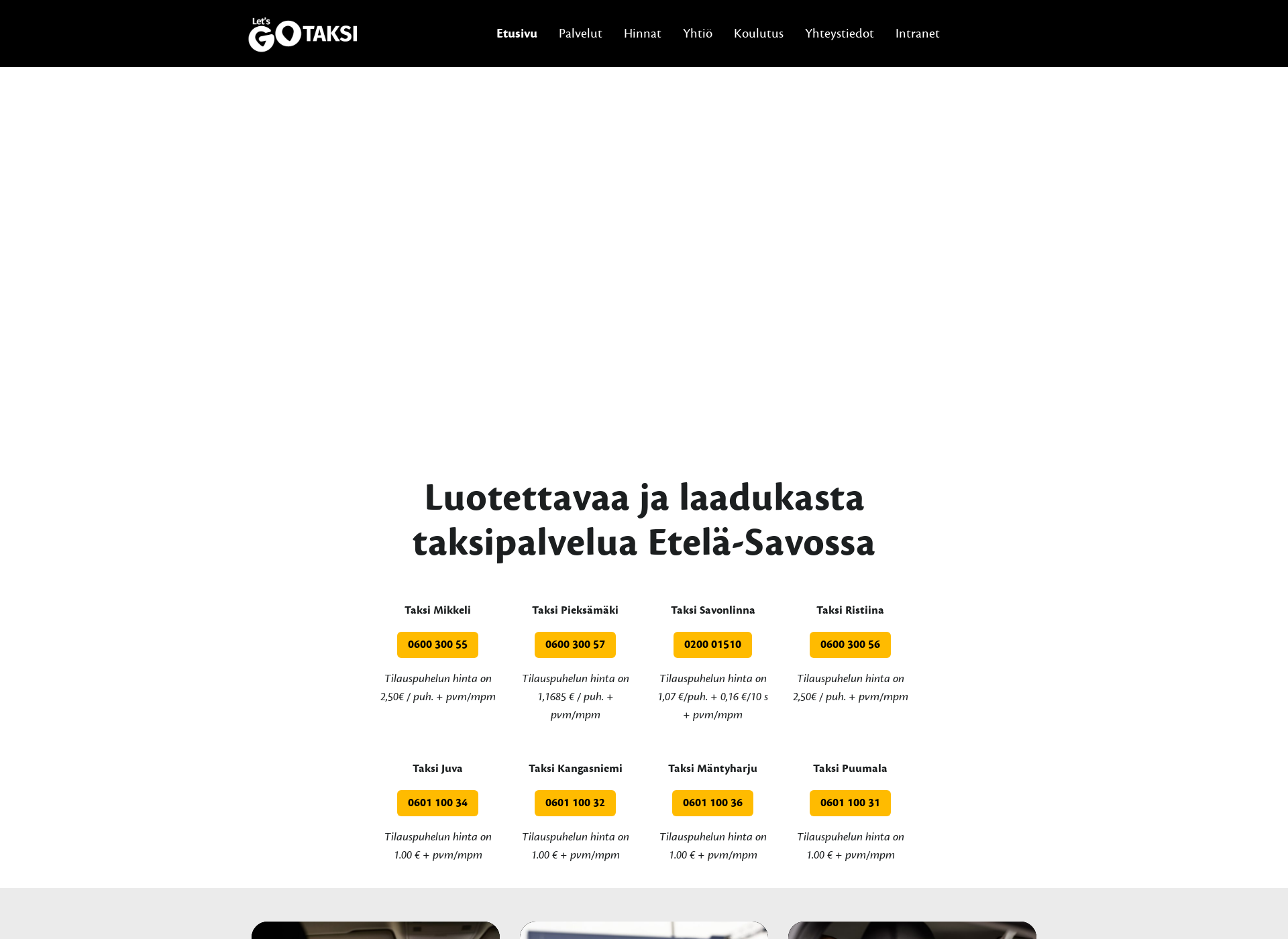 Näyttökuva taksimikkeli.fi