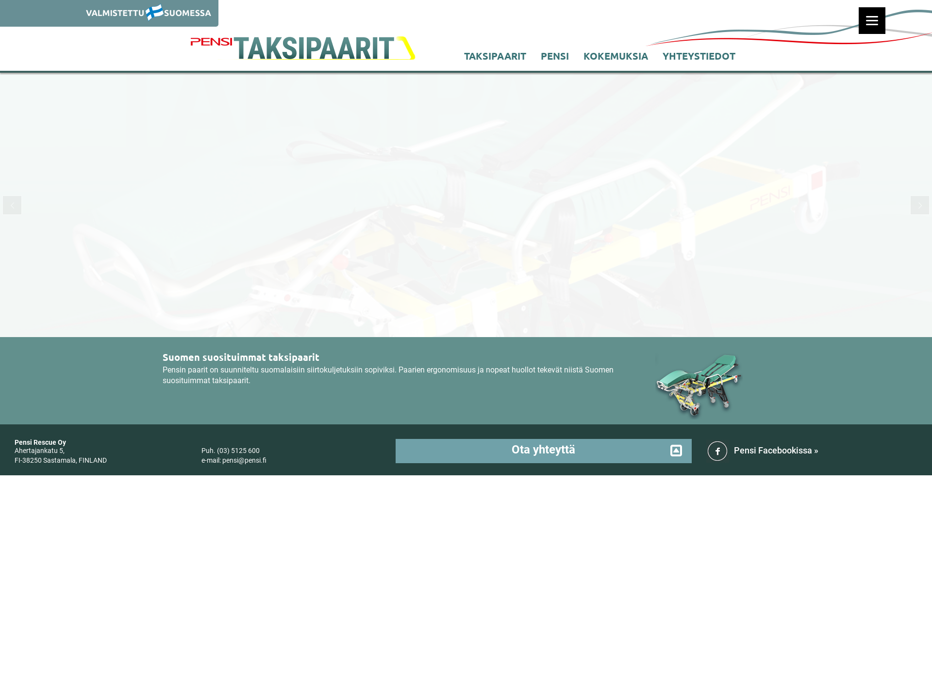Screenshot for taksipaarit.fi