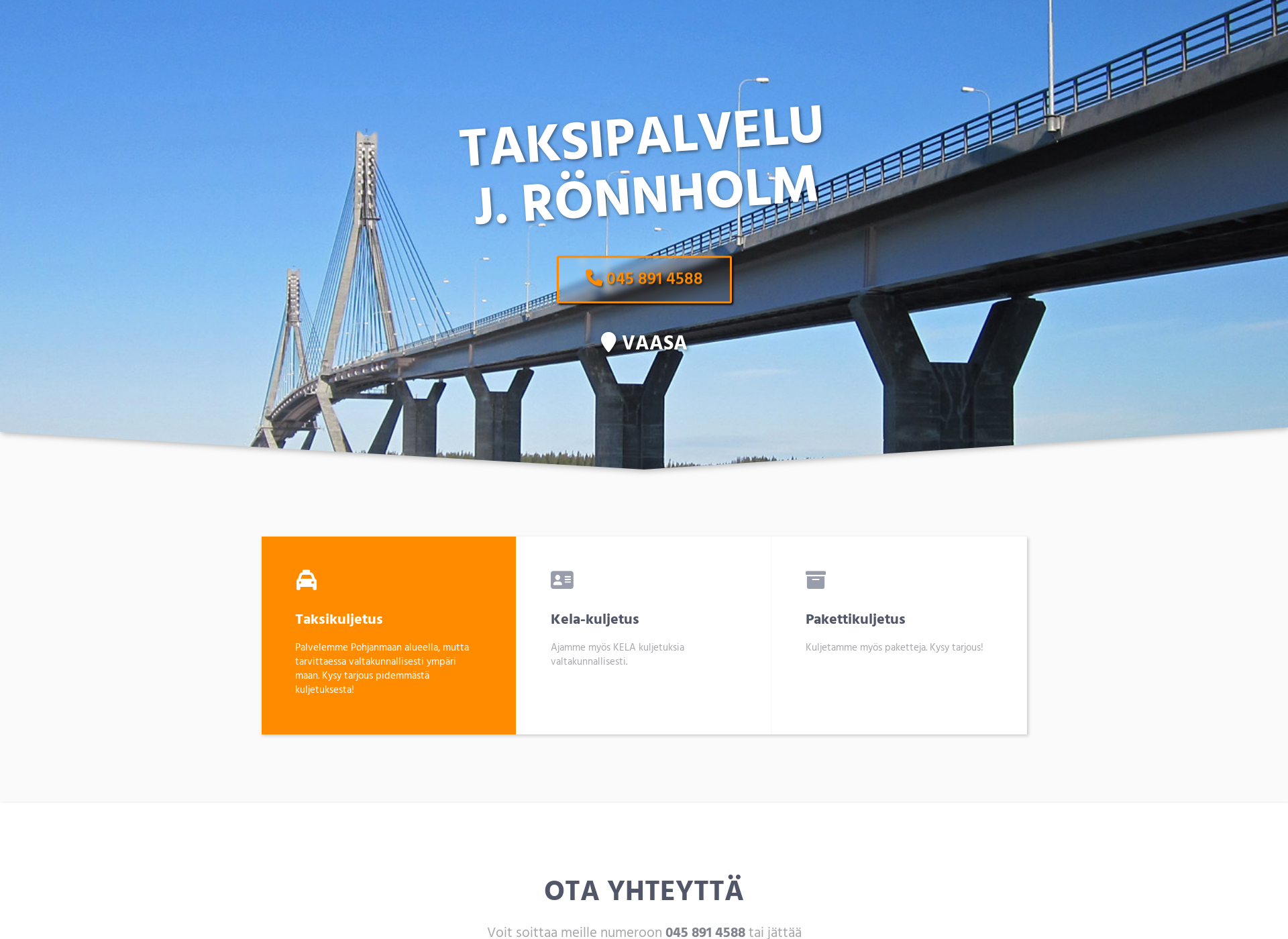 Screenshot for taksironnholm.fi