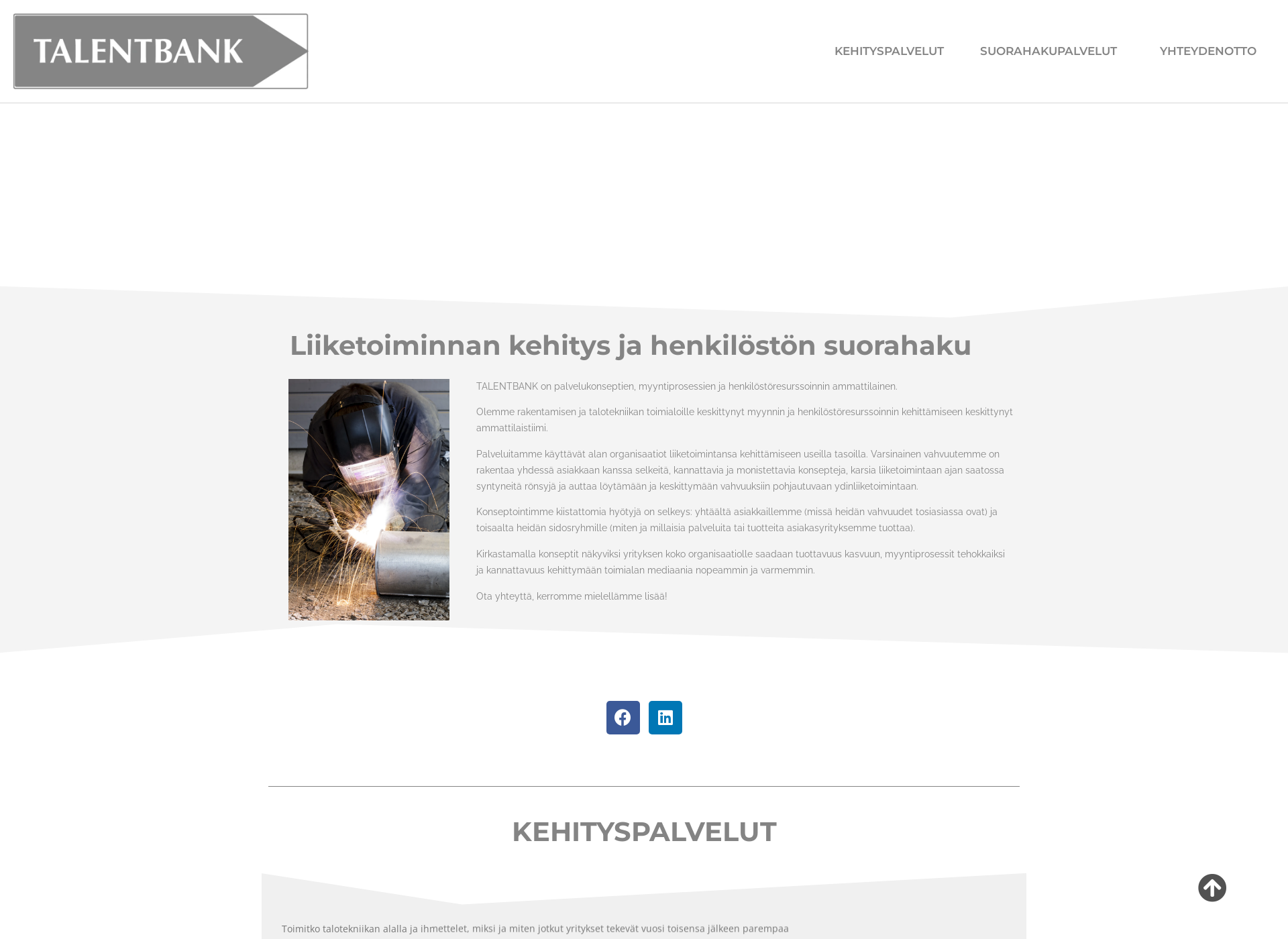 Screenshot for talentbank.fi
