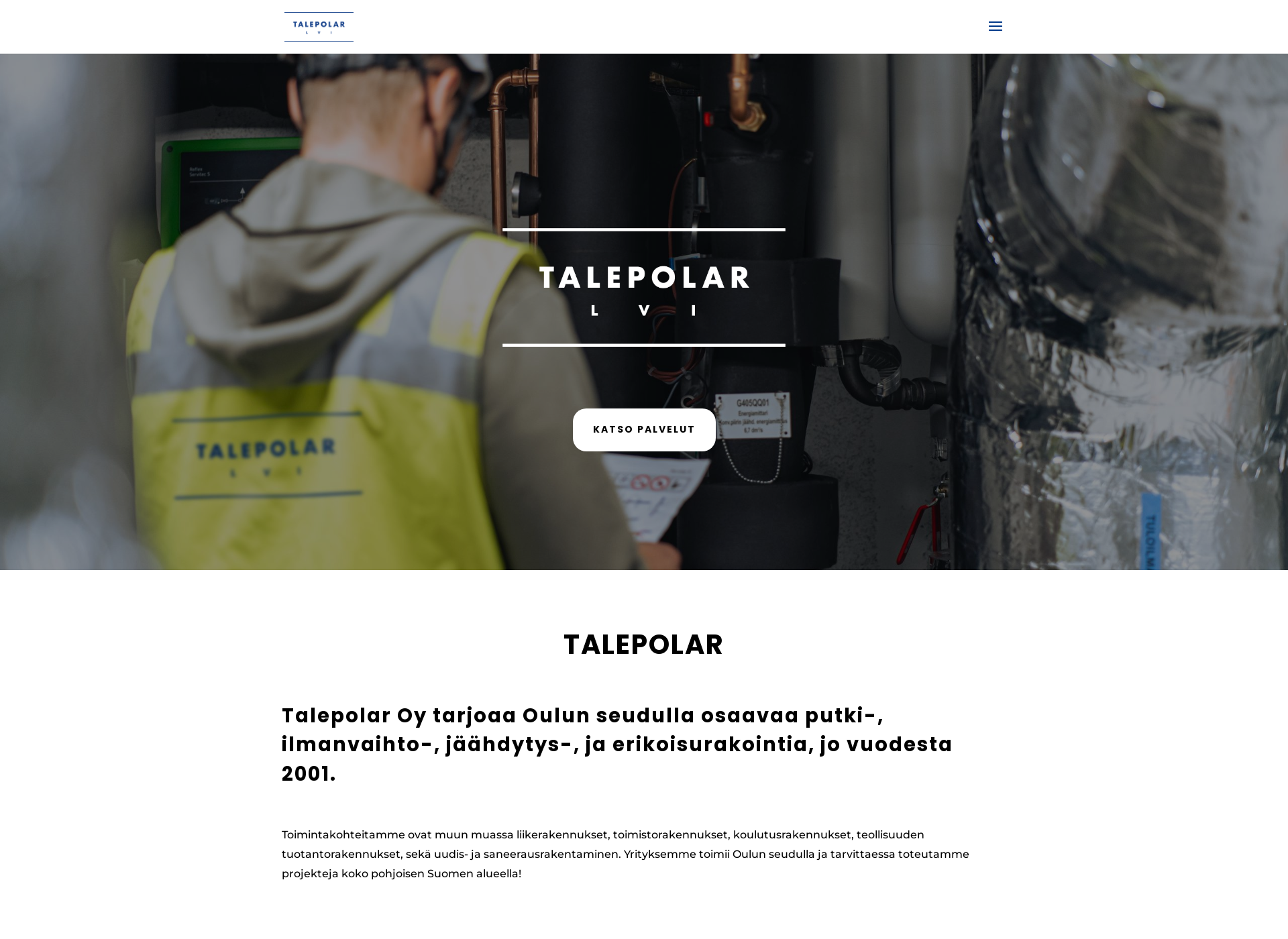 Skärmdump för talepolar.fi