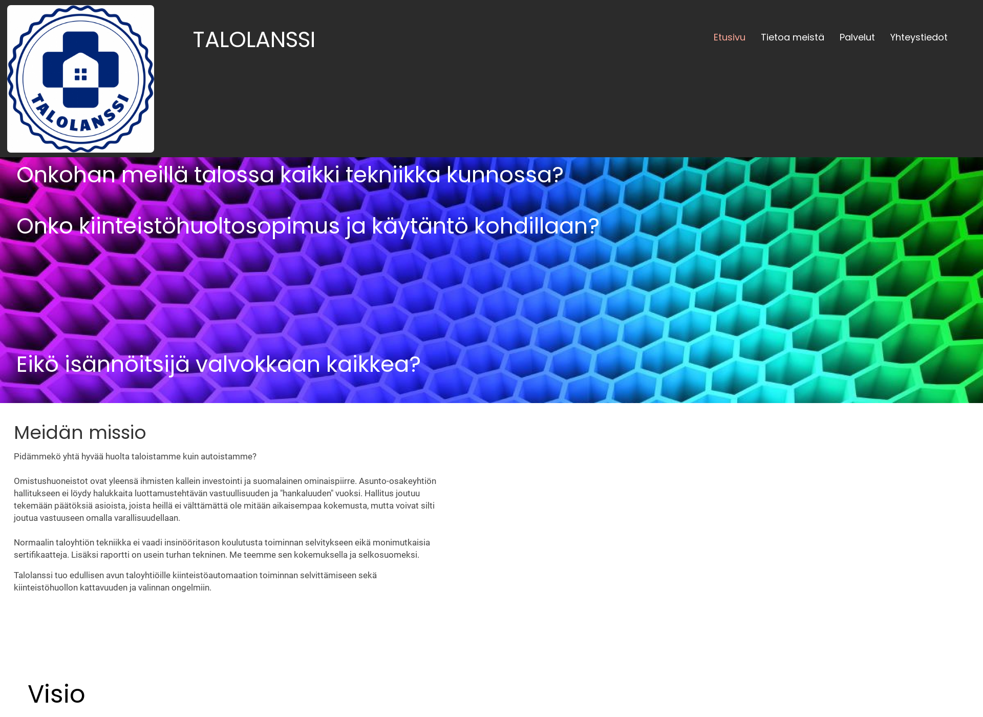 Screenshot for talolanssi.fi
