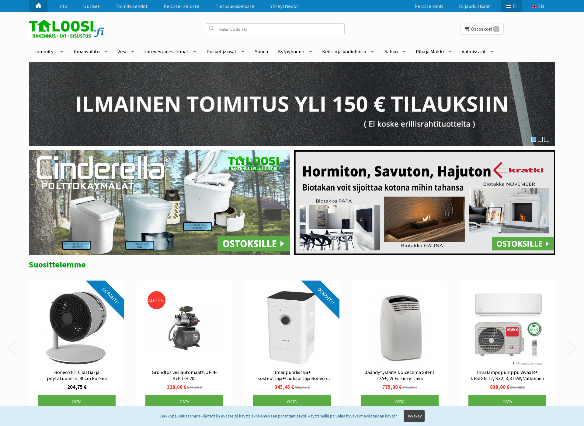 Screenshot for taloosi.fi