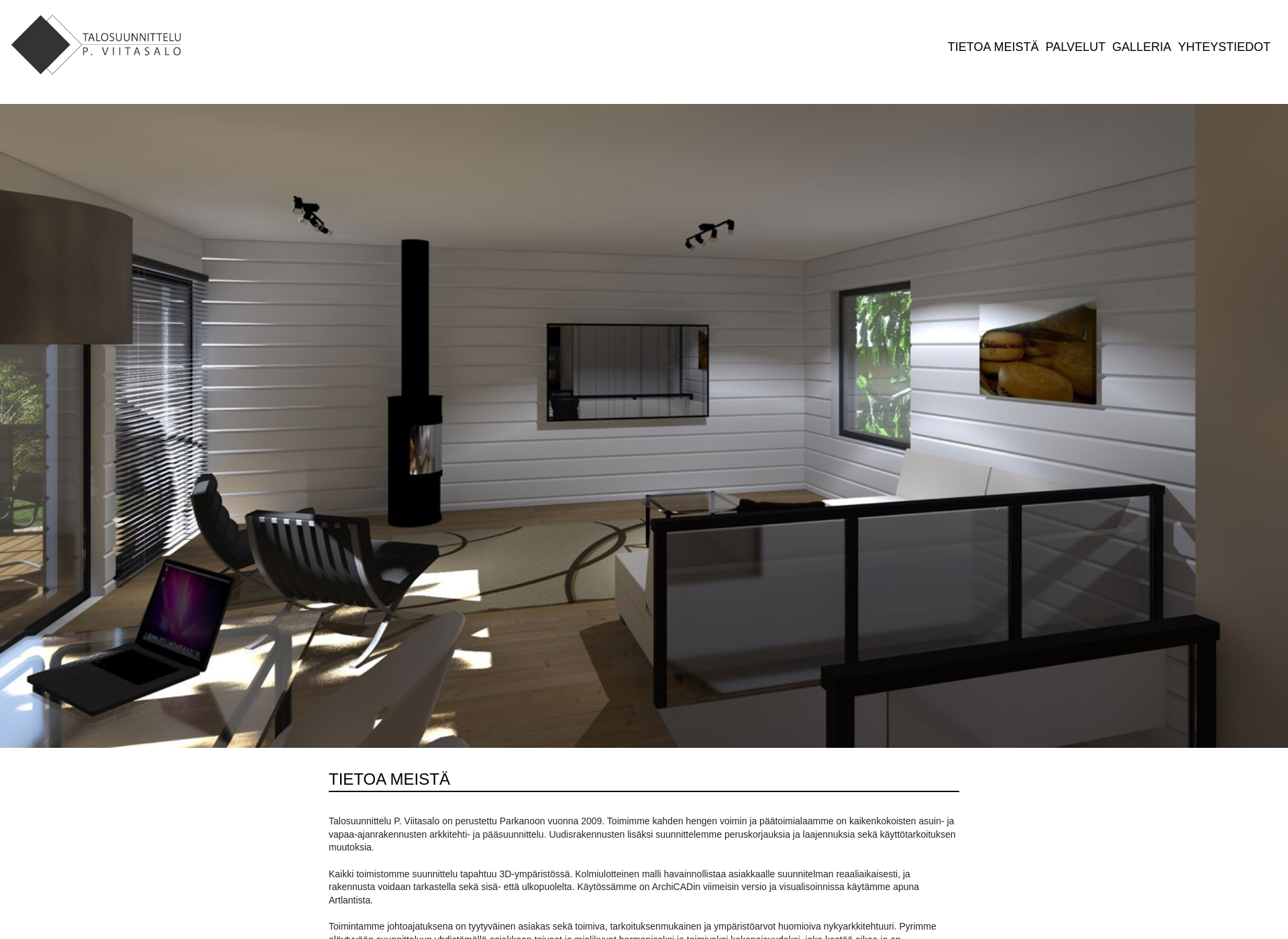 Screenshot for talosuunnitteluviitasalo.fi