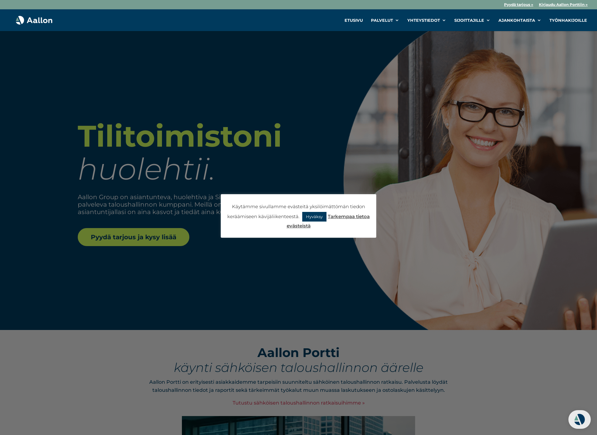 Screenshot for talouskolmio.fi